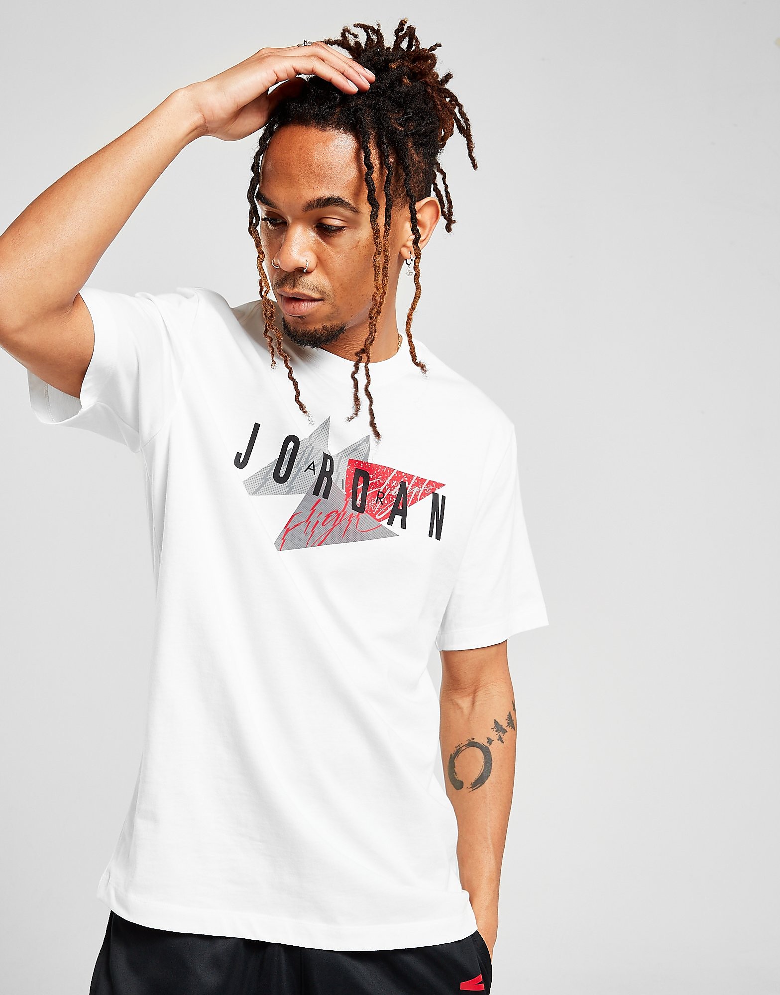 

Jordan Jumpman Air Wordmark T-Shirt - White - Mens, White