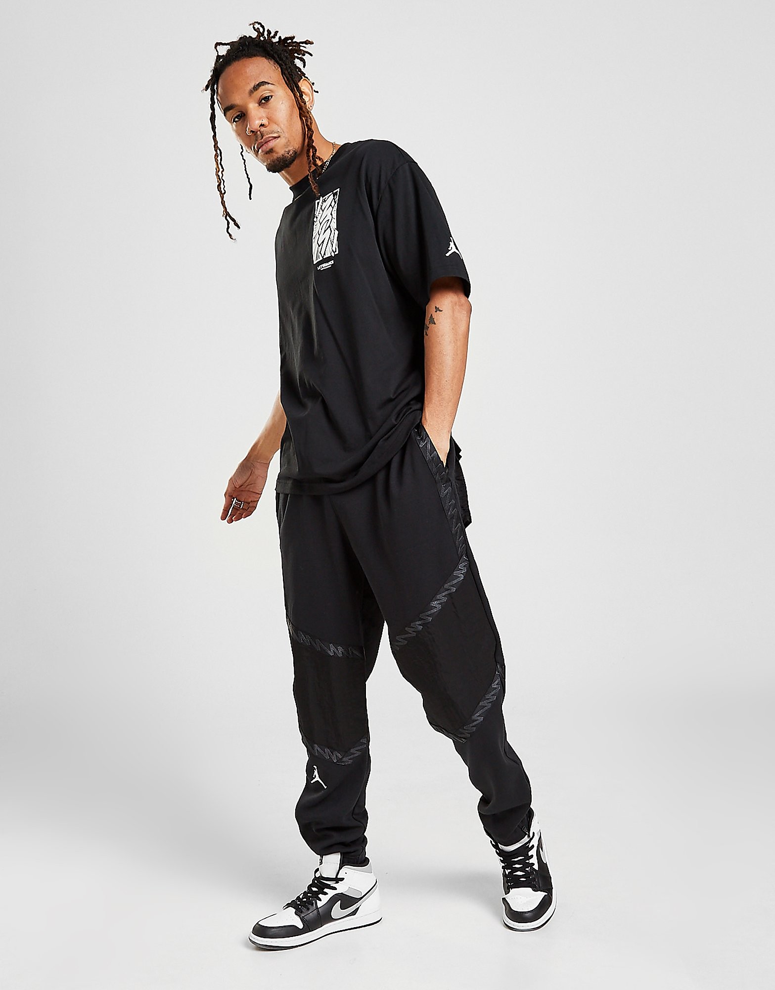 

Jordan Zion Track Pants - Black/White/PANT - Mens, Black/White/PANT