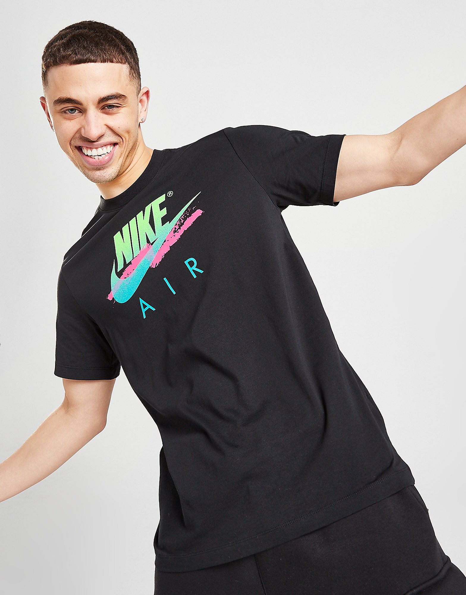 

Nike DNA Futura T-Shirt - Black - Mens, Black