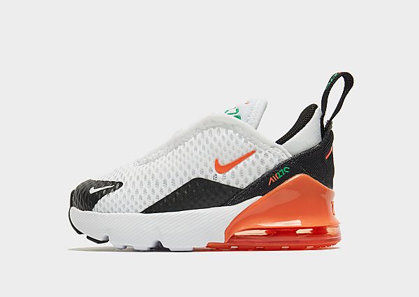 Nike Chaussure Nike Air Max 270 pour Bébé et Petit enfant - White/Stadium Green/Black/Turf Orange, W