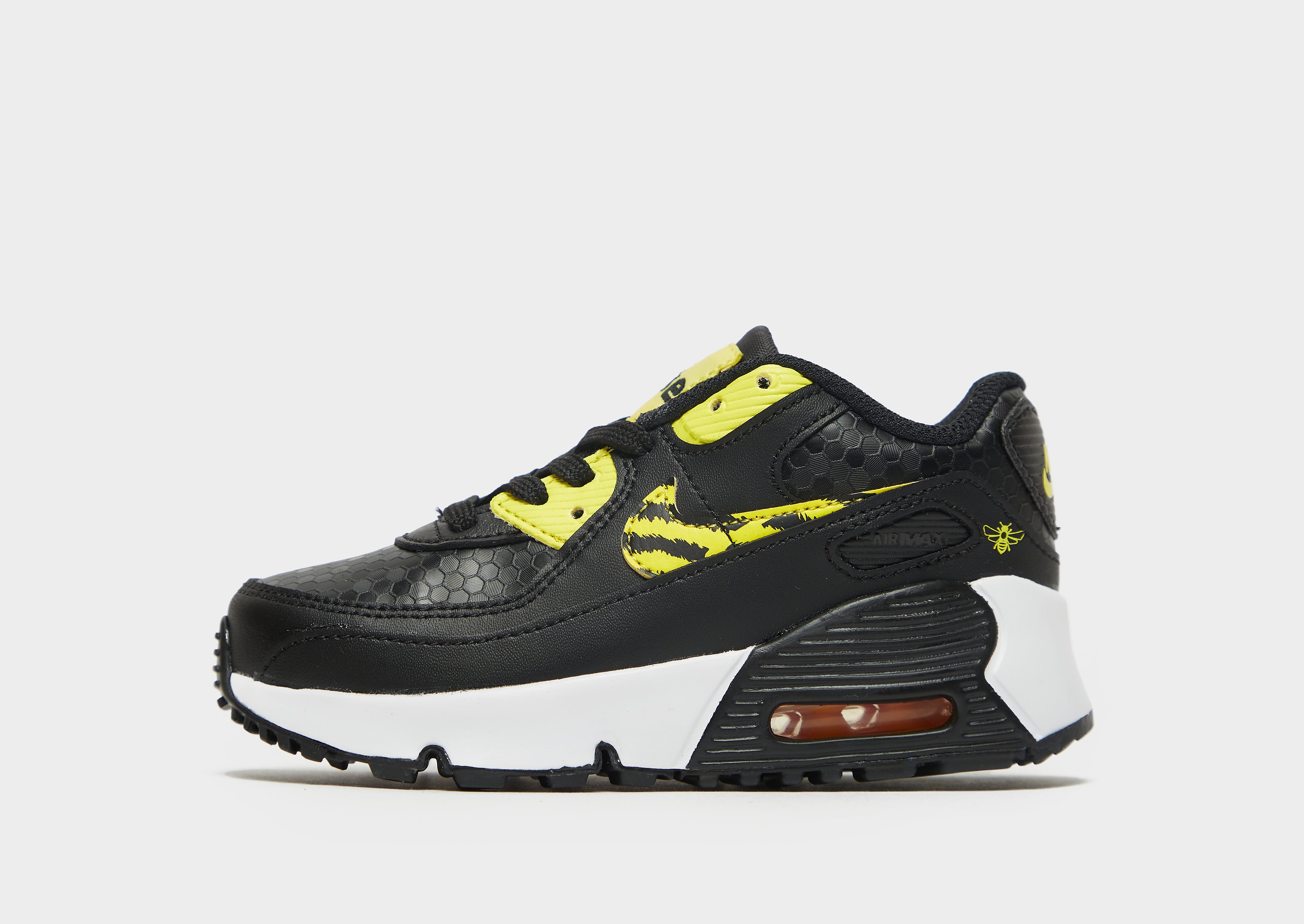 

Nike Air Max 90 Leather Infant - Black/University Gold/Citron Pulse/Opti Yellow/Yellow - Kids, Black/University Gold/Citron Pulse/Opti Yellow/Yellow