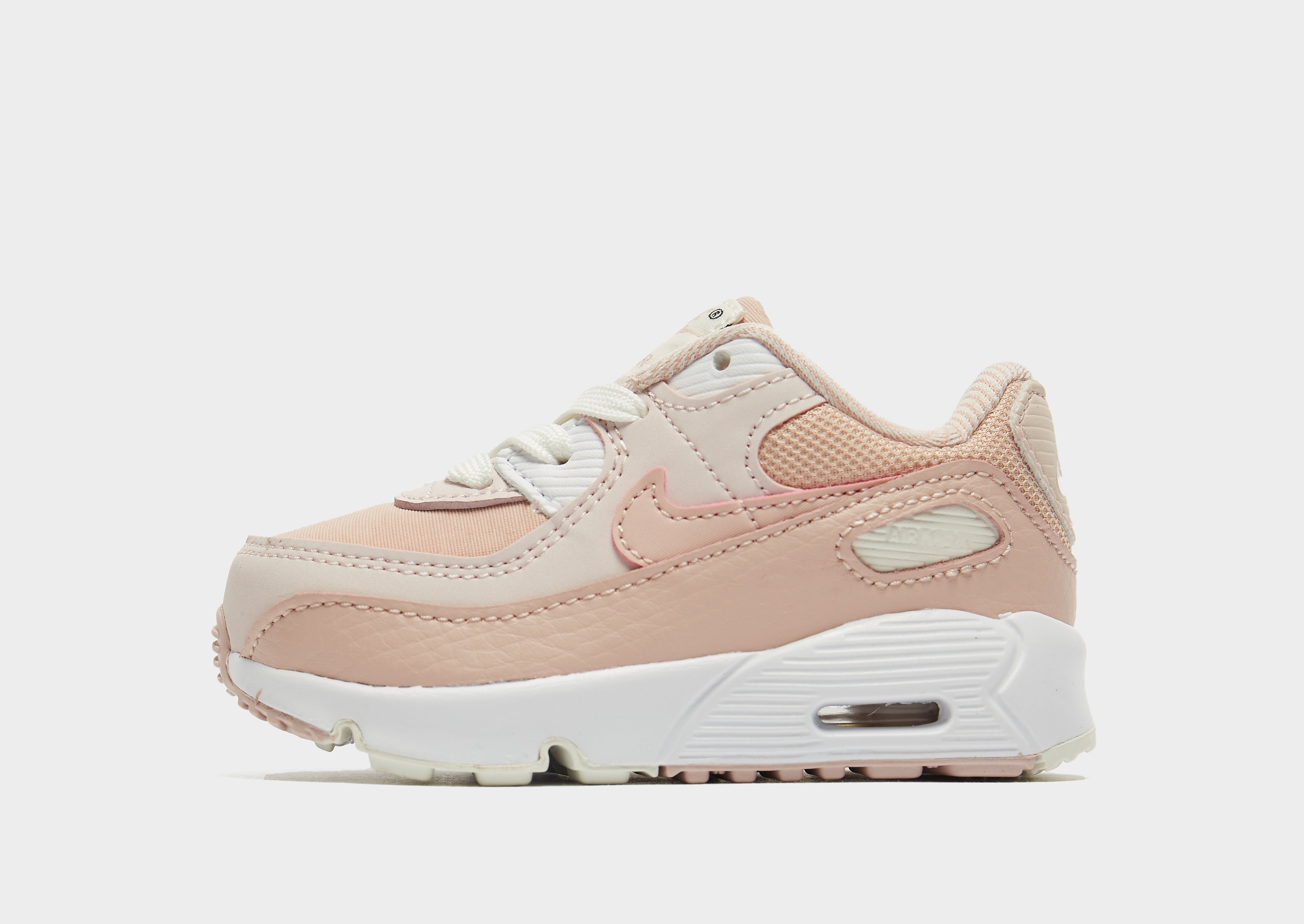 

Nike Air Max 90 Leather Infant - Pink Oxford/Barely Rose/White/Summit White - Kids, Pink Oxford/Barely Rose/White/Summit White