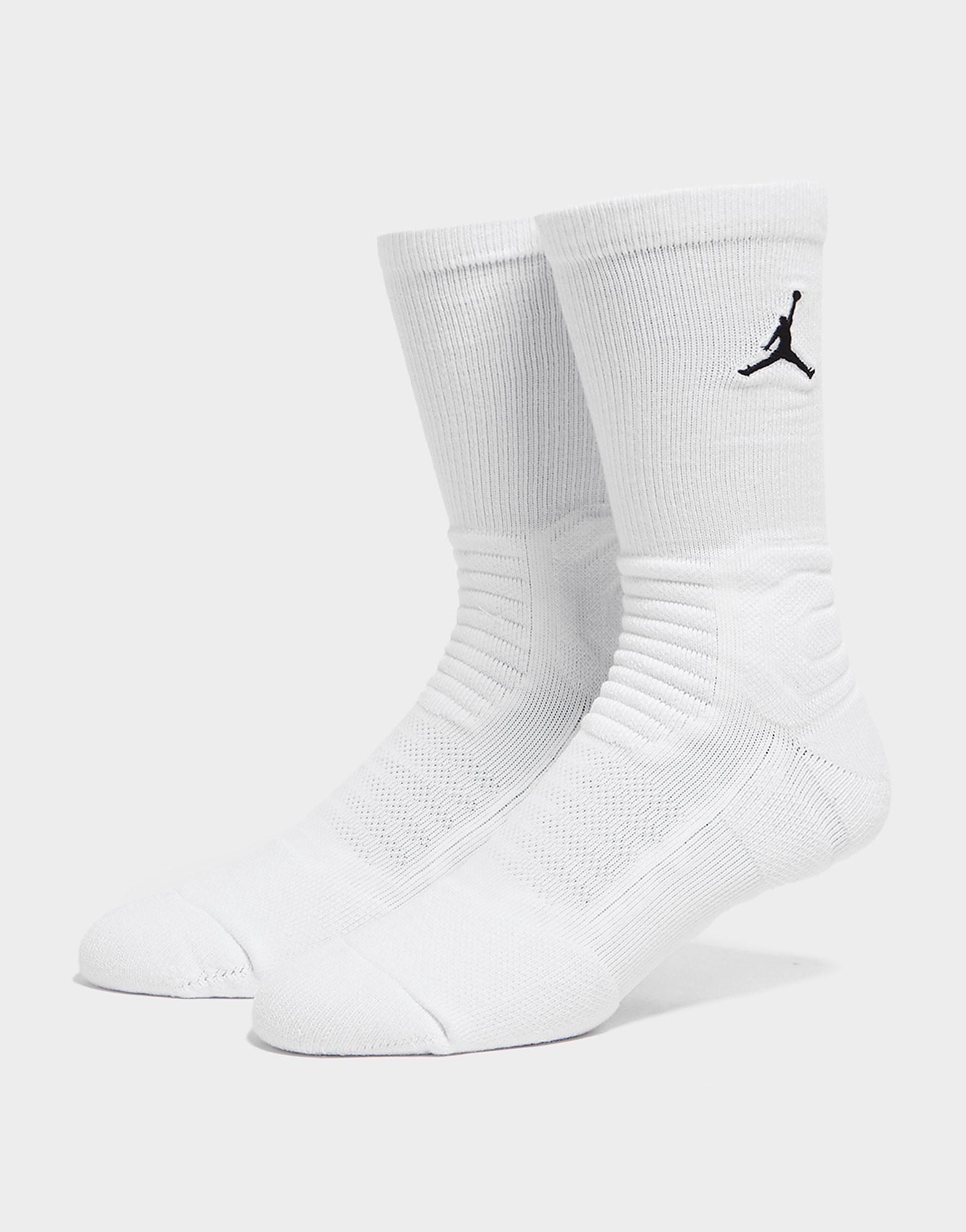 

Jordan Flight Crew Socks - White - Mens, White