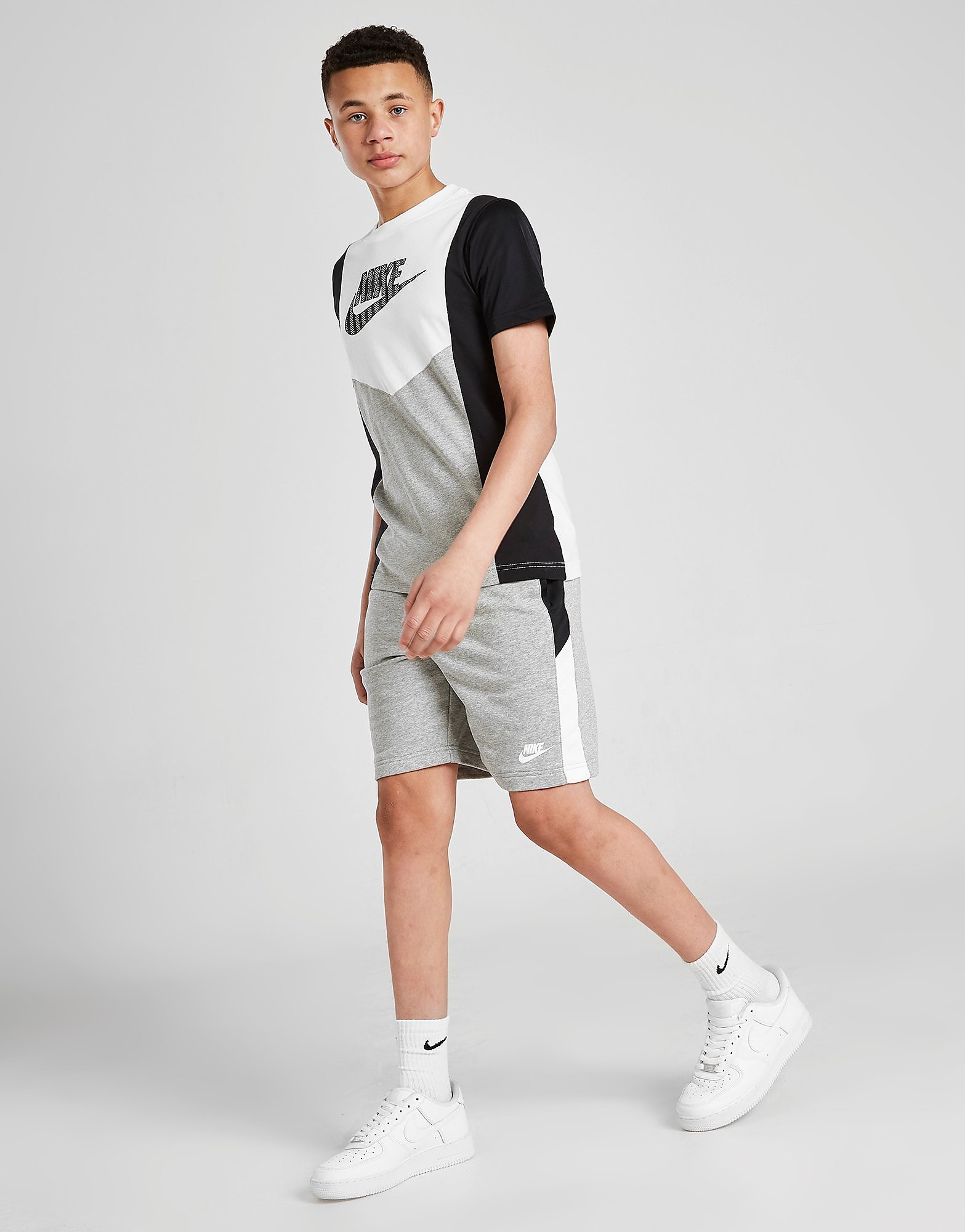 

Nike Hybrid French Terry Shorts Junior - Grey - Kids, Grey