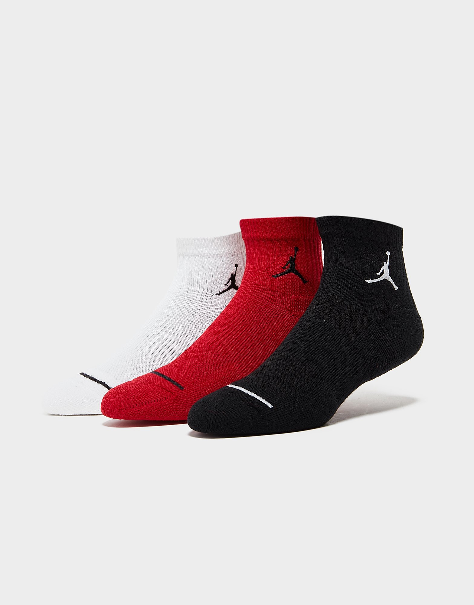 

Jordan 3-Pack Drift Low Quarter Socks - Black/Red/White - Womens, Black/Red/White