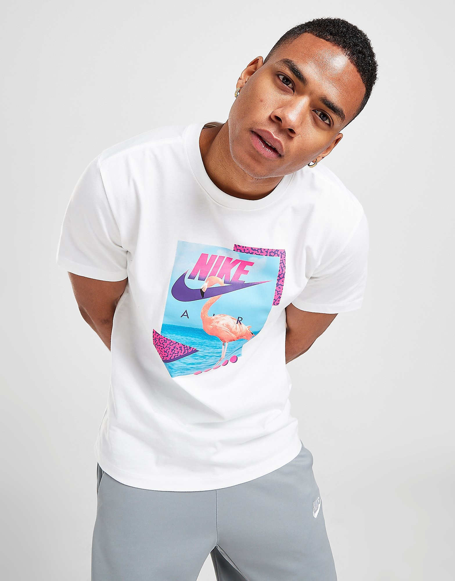 

Nike Flamingo T-Shirt - White - Mens, White