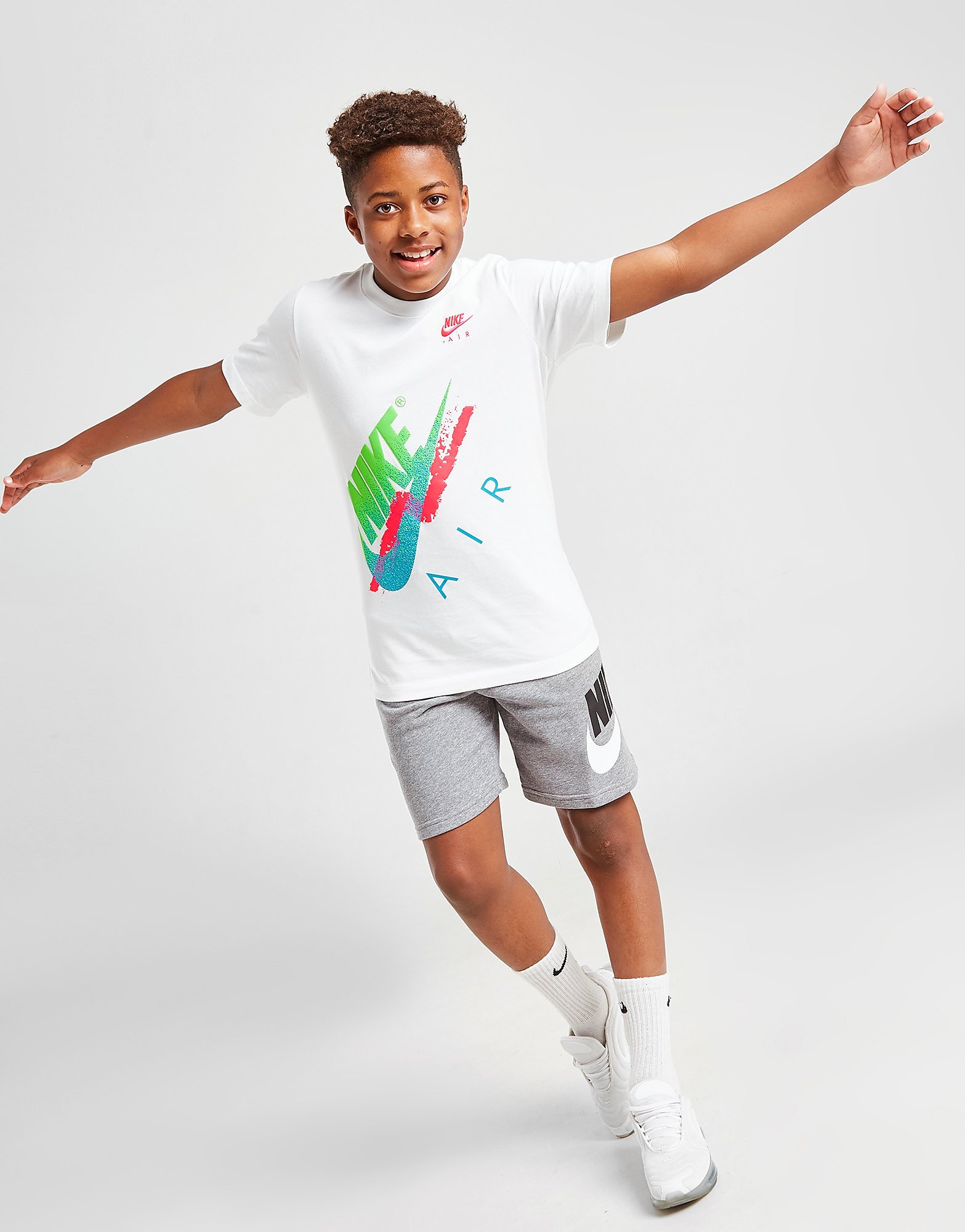 

Nike Air Graphic T-Shirt Junior - White - Kids, White
