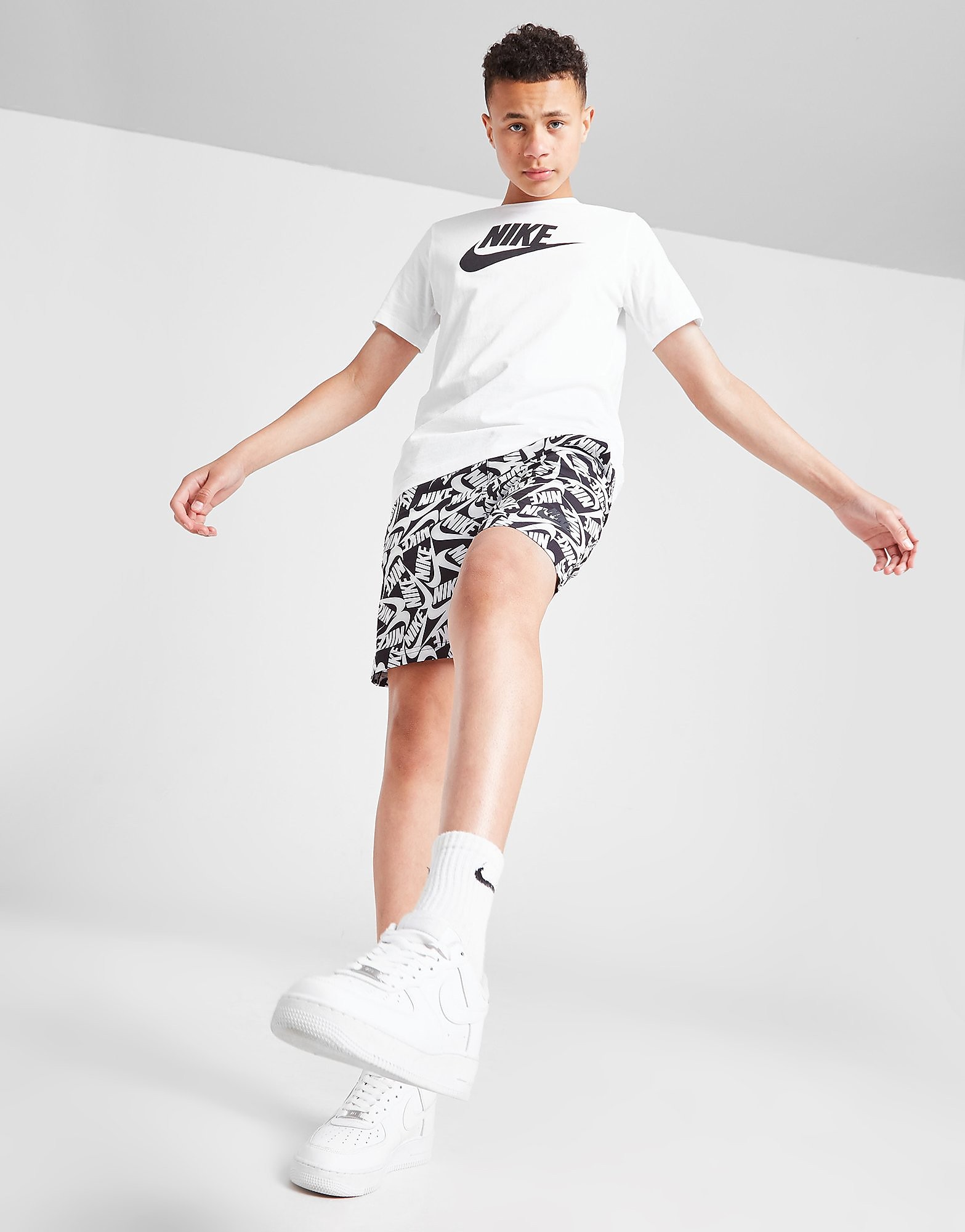 

Nike Woven All Over Print Shorts Junior - Black - Kids, Black