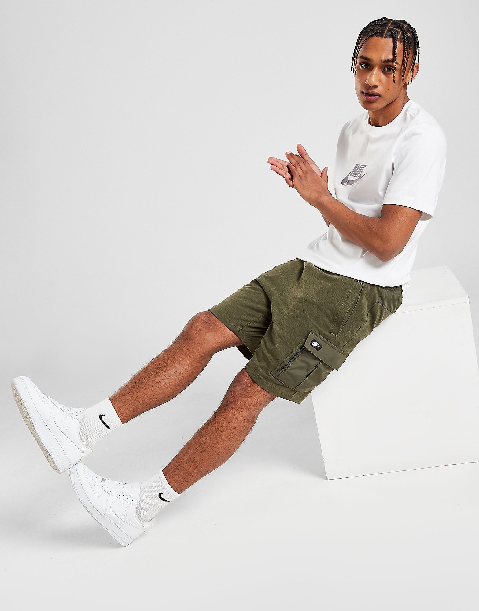 

Nike Modern Lightweight Cargo Shorts - Green - Mens, Green