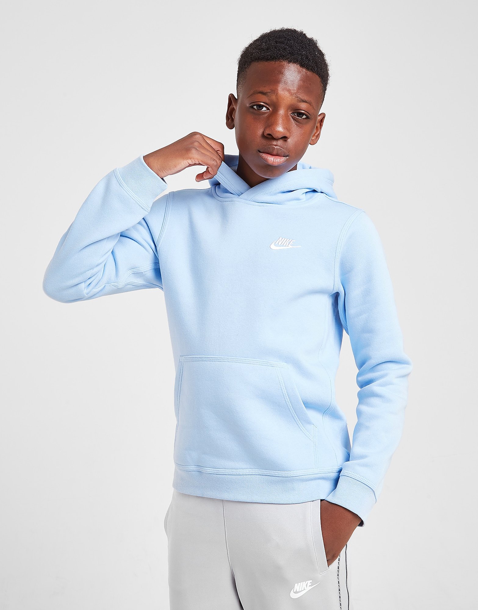 

Nike Sportswear Club Pullover Hoodie Junior - Blue - Kids, Blue