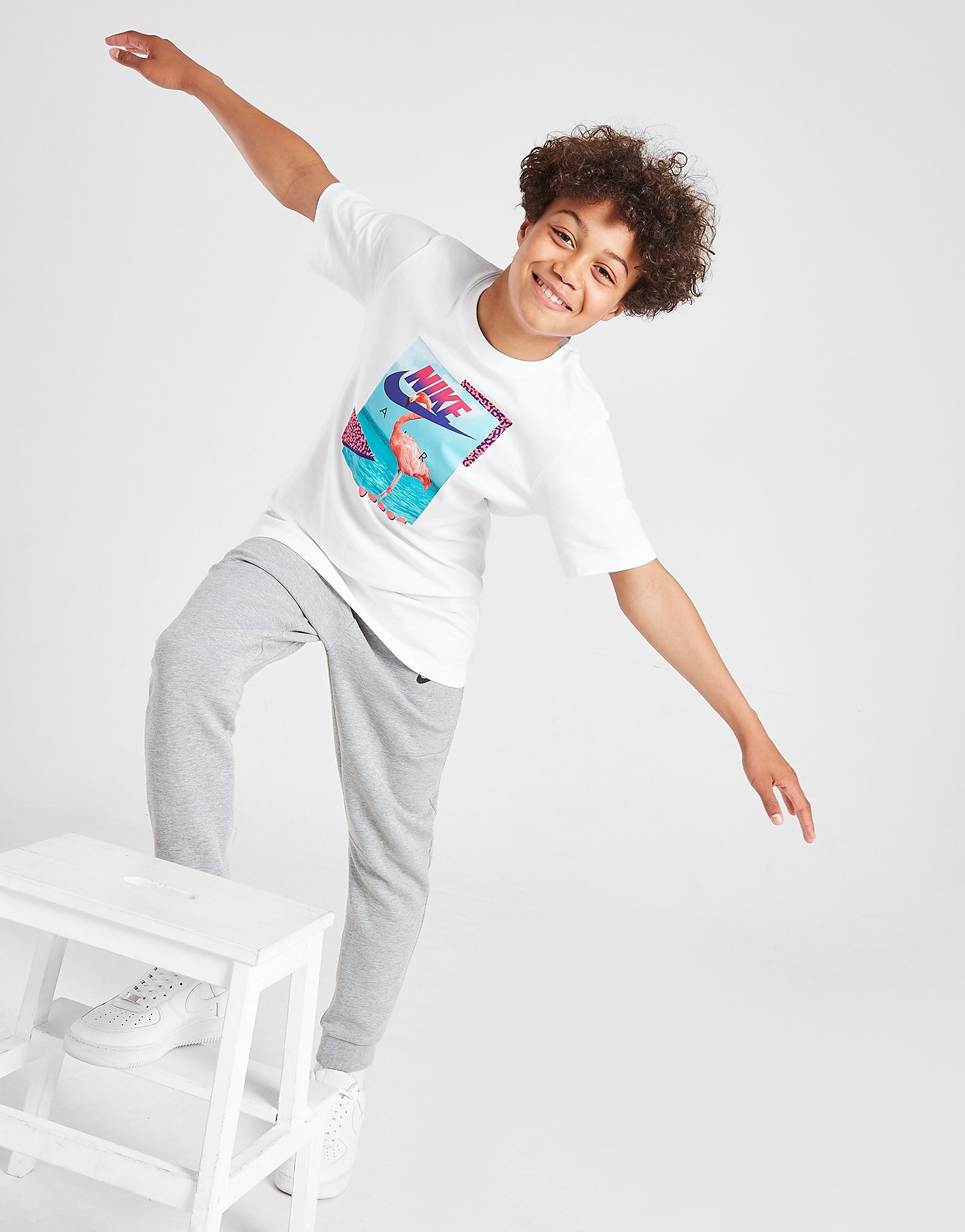 

Nike Flamingo Photo T-Shirt Junior - White - Kids, White