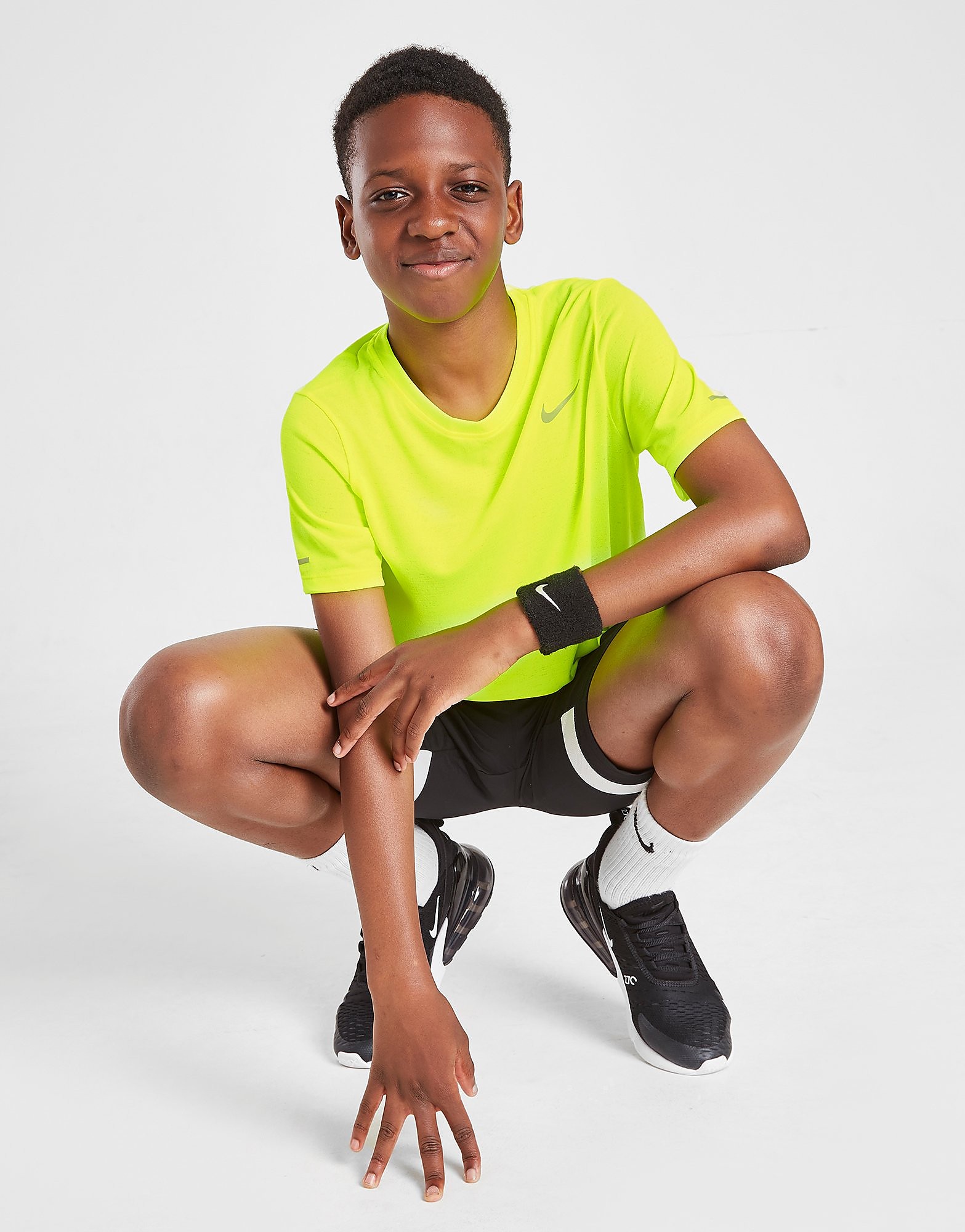 

Nike Dri-FIT Miler T-Shirt Junior - Yellow - Kids, Yellow