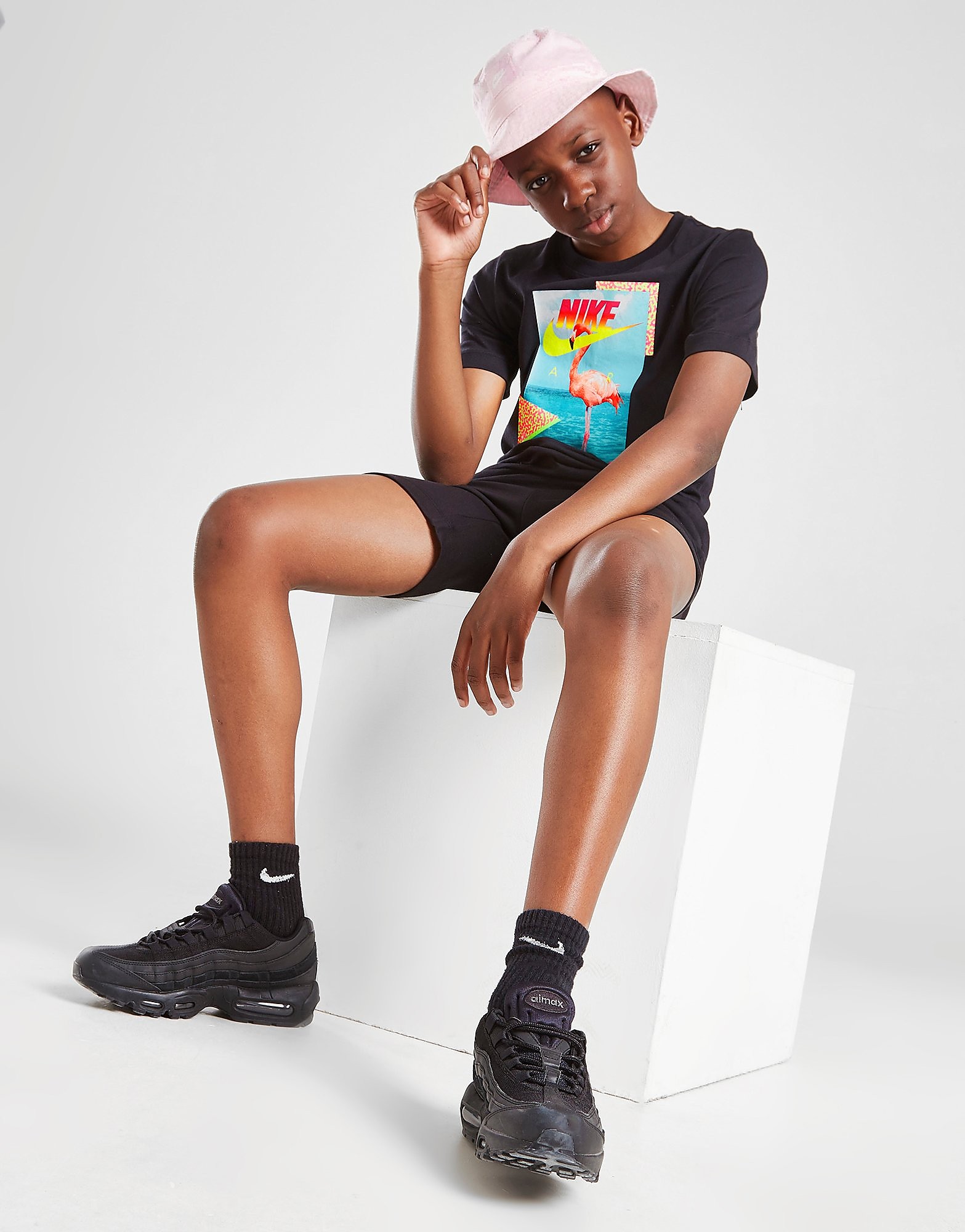 

Nike Flamingo Photo T-Shirt Junior - Black - Kids, Black