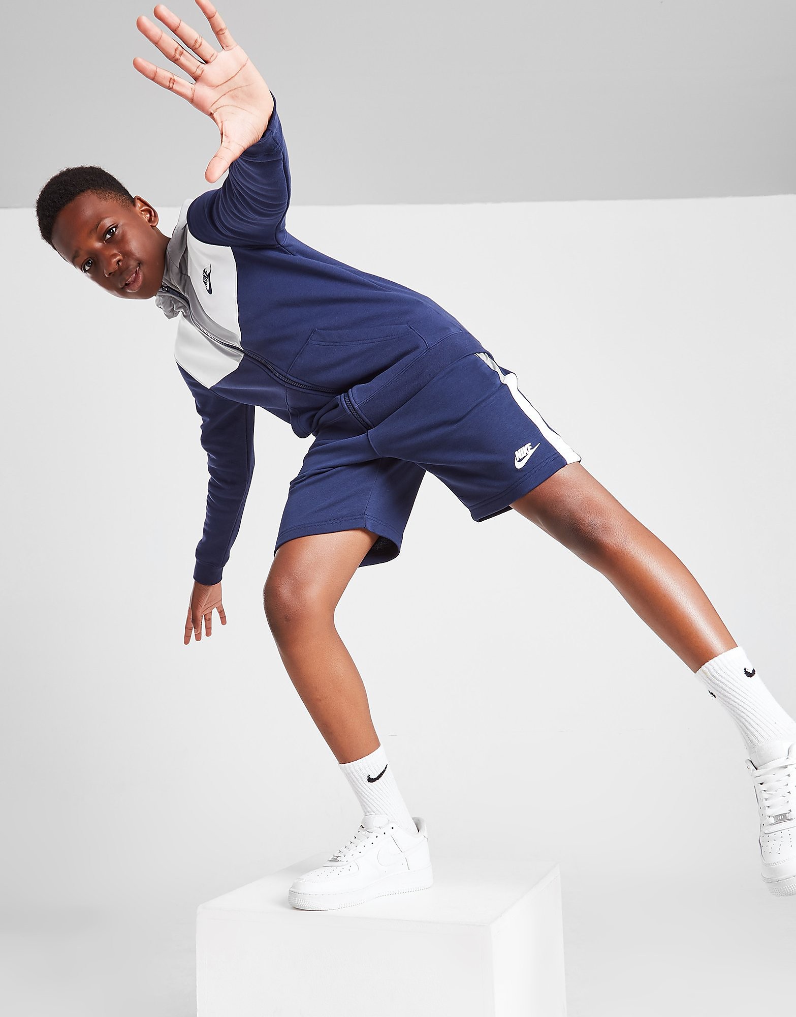 

Nike Hybrid French Terry Shorts Junior - Navy - Kids, Navy