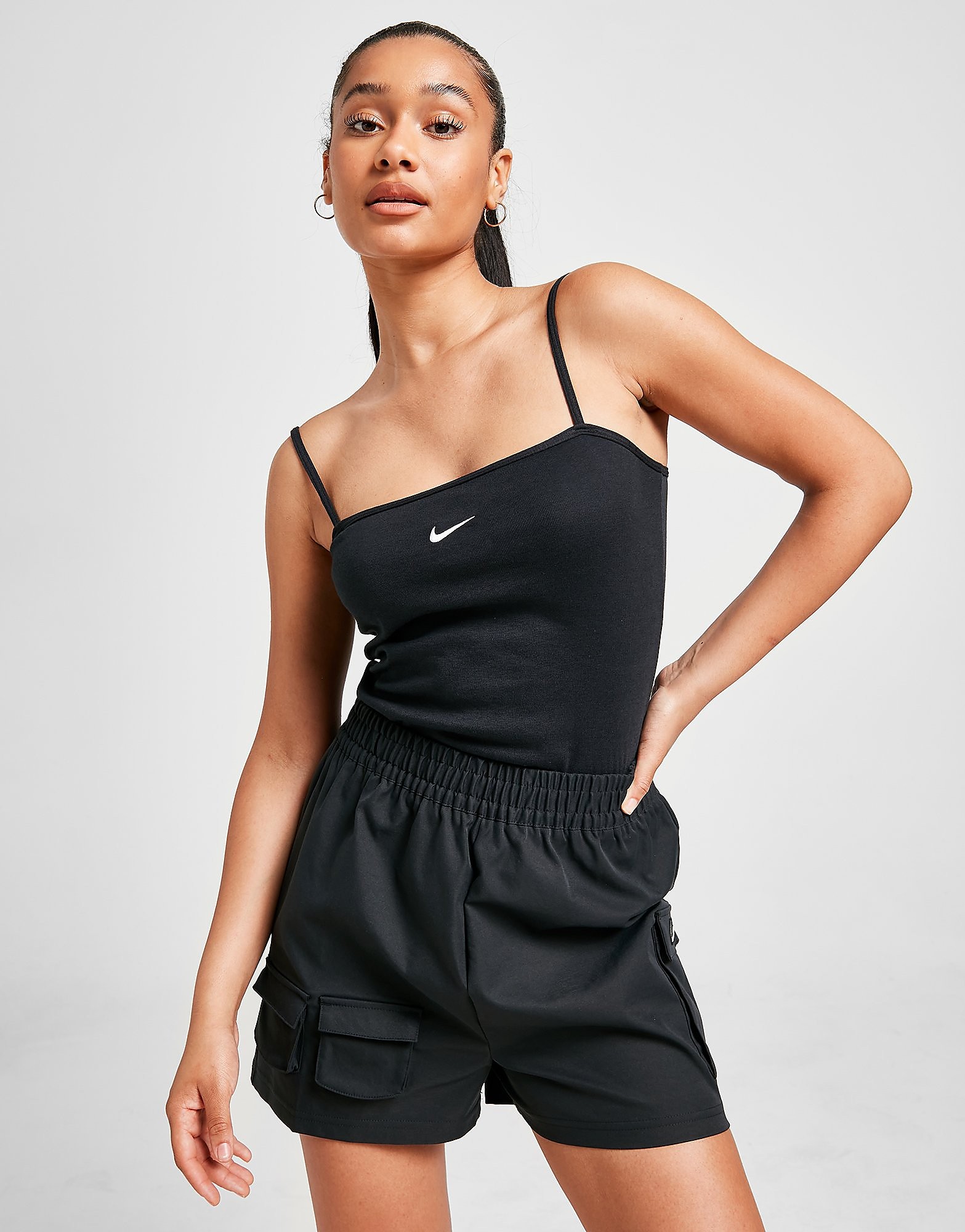 

Nike Sportswear Essentials Strappy Tank Top - Black - Womens, Black