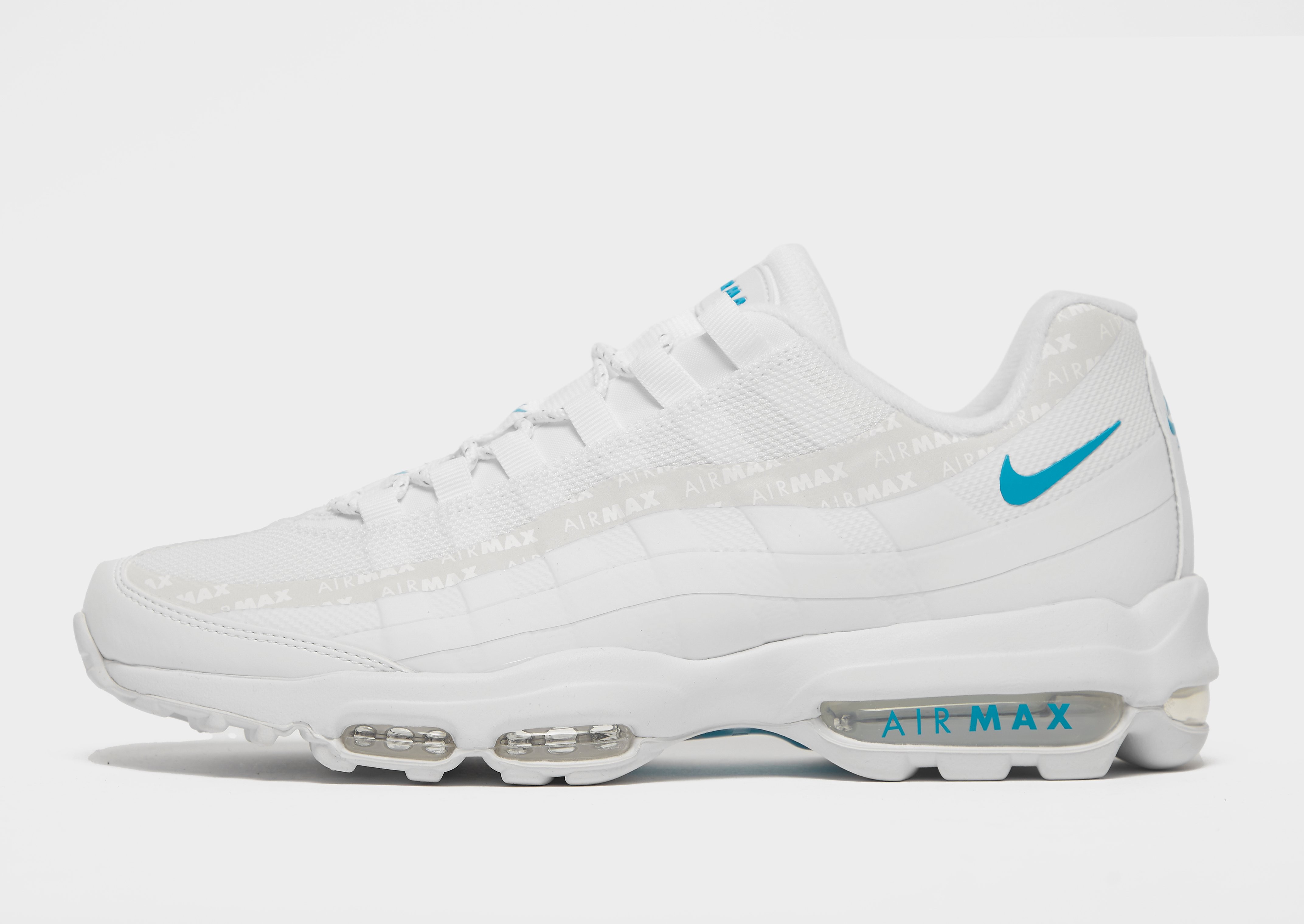 

Nike Air Max 95 Ultra SE - Only at JD - White/Metallic Silver/Particle Grey/Laser Blue - Mens, White/Metallic Silver/Particle Grey/Laser Blue