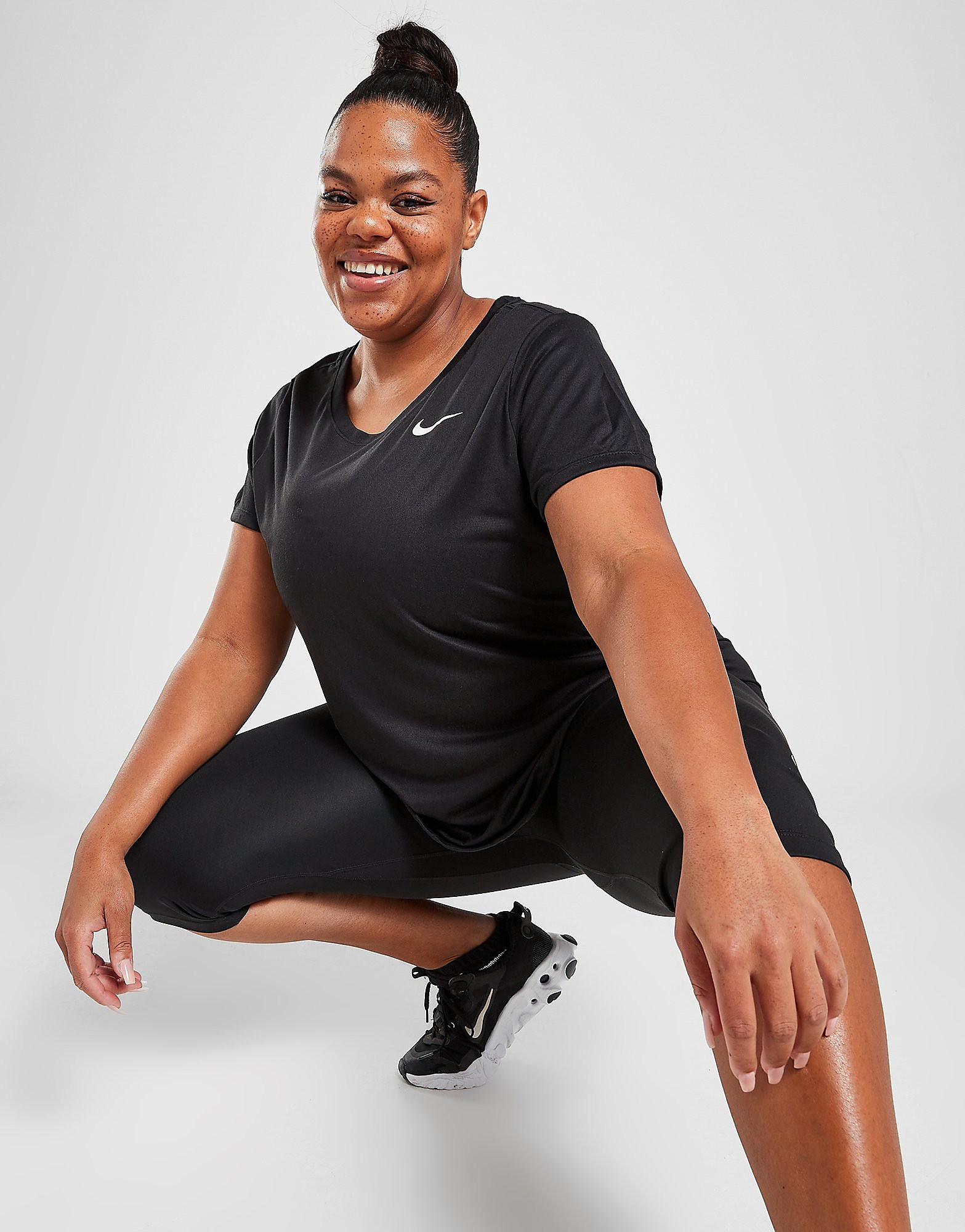

Nike Plus Size Dri-FIT T-Shirt - Black - Womens, Black