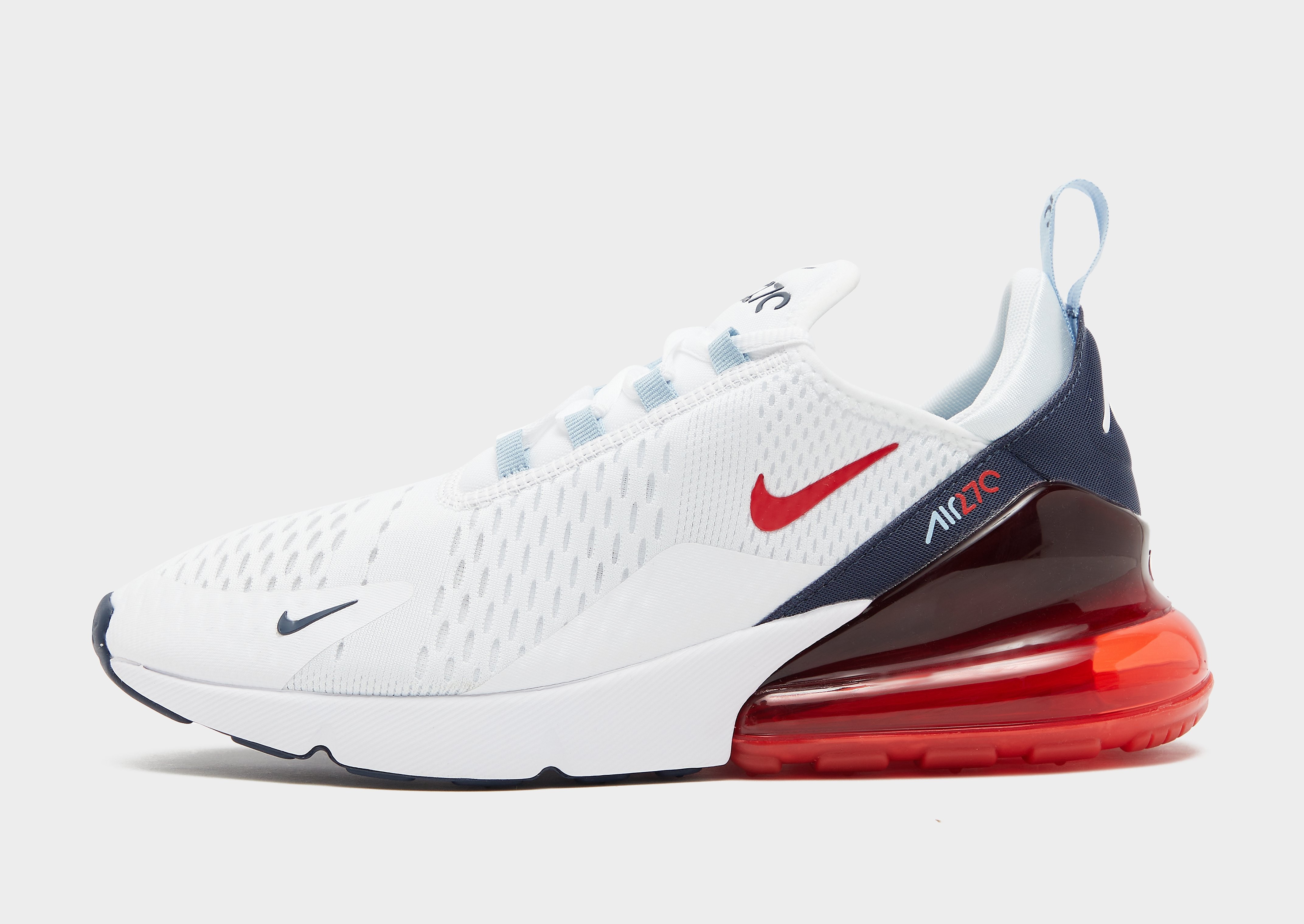

Nike Air Max 270 - White/Midnight Navy/Psychic Blue/Chile Red - Mens, White/Midnight Navy/Psychic Blue/Chile Red