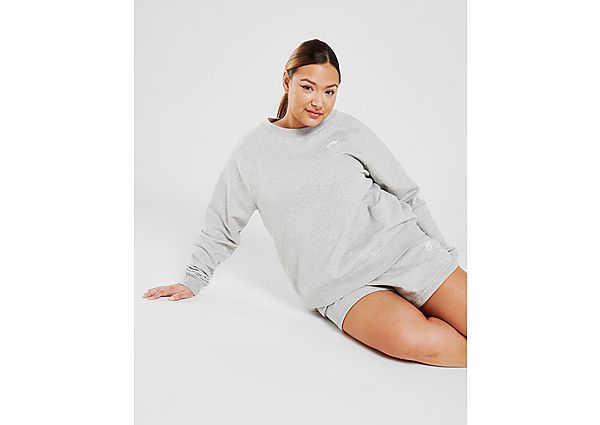 Nike Short Nike Sportswear pour Femme (grande taille) - Dark Grey Heather/White, Dark Grey Heather/W