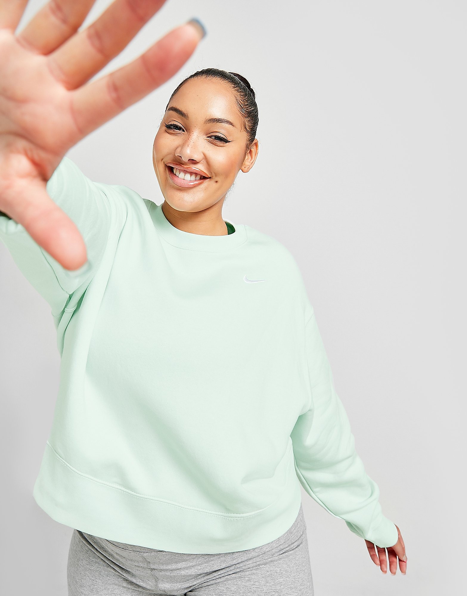 

Nike Trend Fleece Plus Size Crew Sweatshirt - Green - Womens, Green