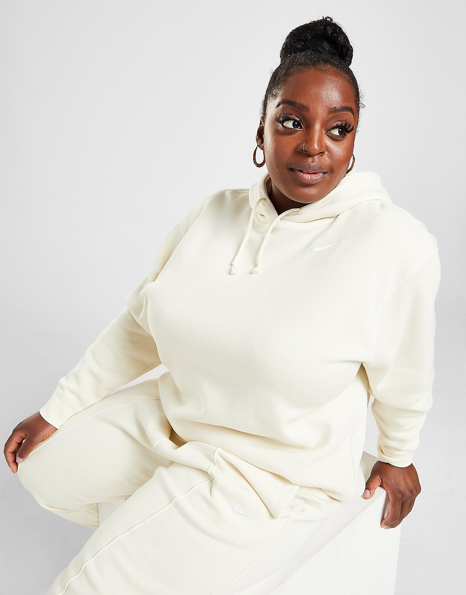 

Nike Plus Size Trend Fleece Overhead Hoodie - White - Womens, White