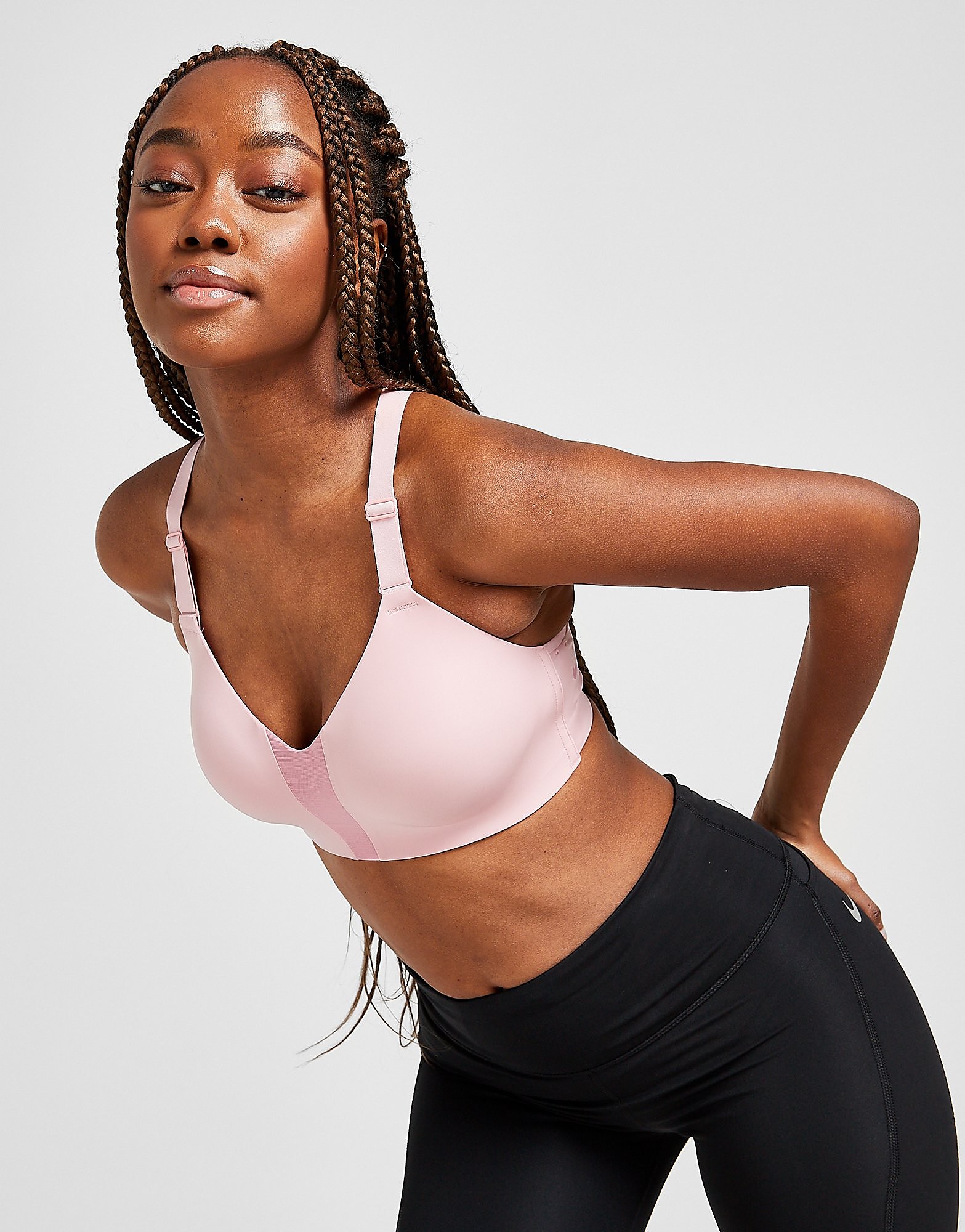 

Nike Training Rival Sports Bra - Pink - Womens, Pink