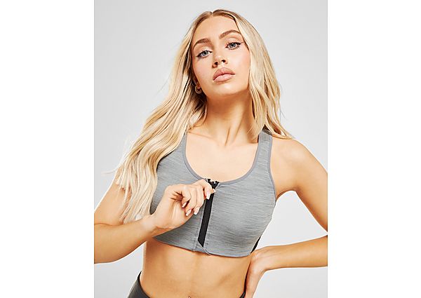 Nike Brassière de sport rembourrée à maintien supérieur avec zip avant Nike Dri-FIT Shape pour Femme