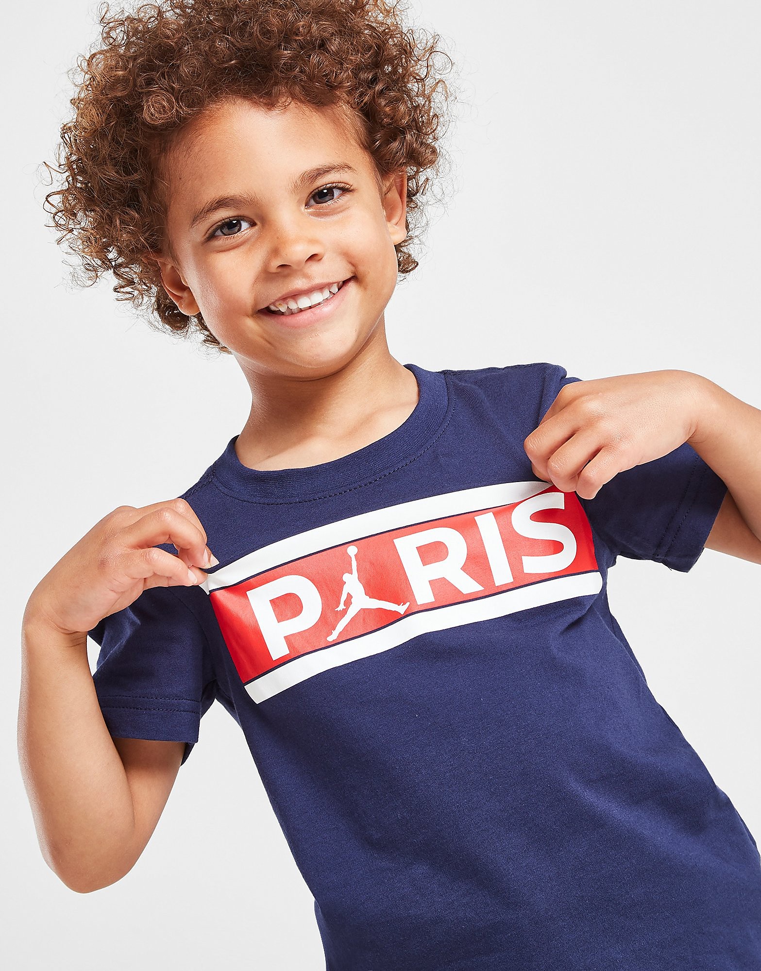 

Jordan Paris Saint Germain Bars Logo T-Shirt Children - Navy - Kids, Navy
