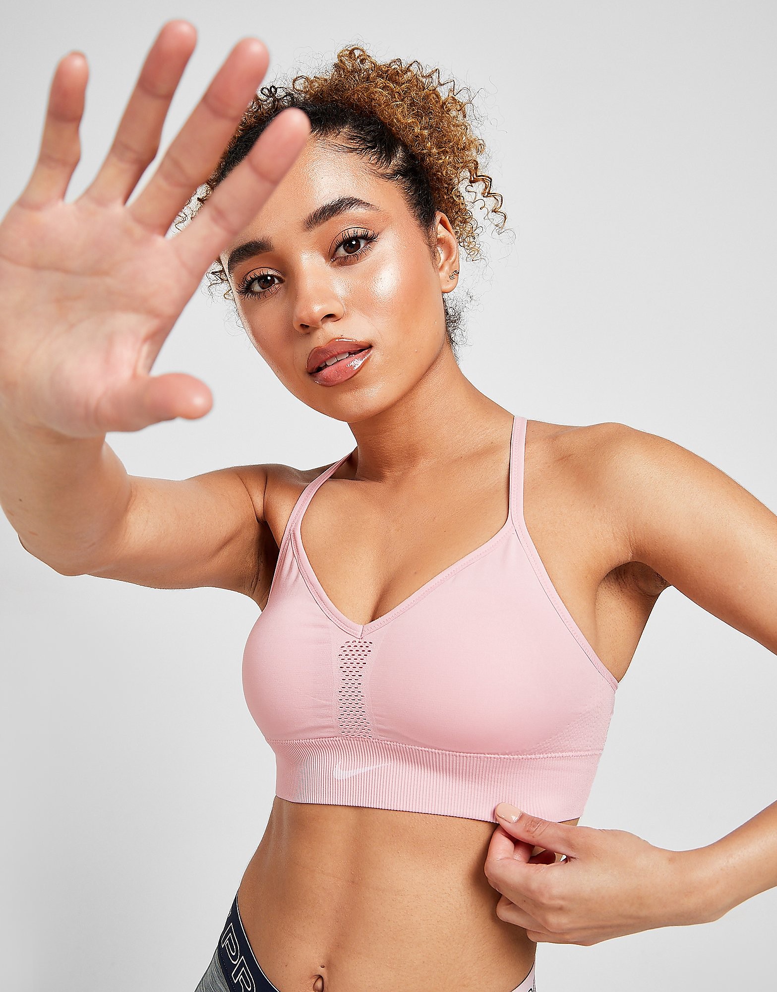 

Nike Training Seamless Sports Bra - Pink - Womens, Pink