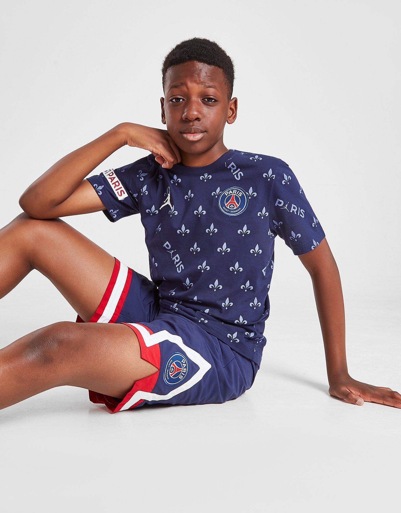 

Jordan Paris Saint Germain Statement T-Shirt Junior - Navy - Kids, Navy