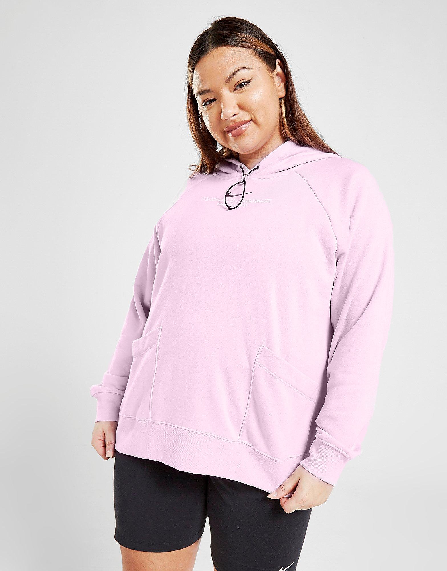 

Nike Swoosh Overhead Plus Size Hoodie - Purple - Womens, Purple