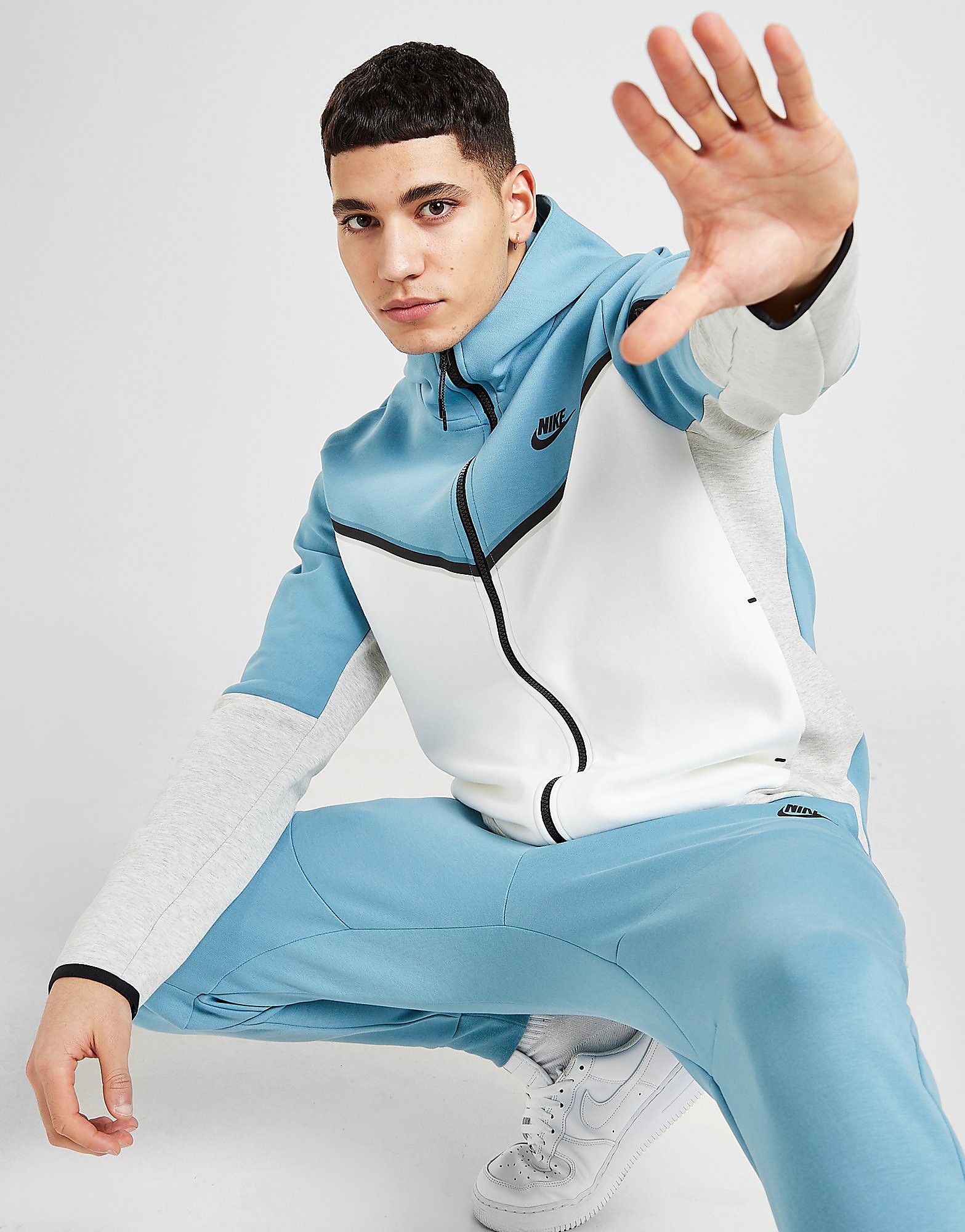 

Nike Tech Fleece Hoodie - Blue - Mens, Blue