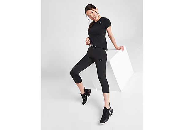 Nike Legging corsaire Nike Pro pour Fille plus âgée - Black/White, Black/White