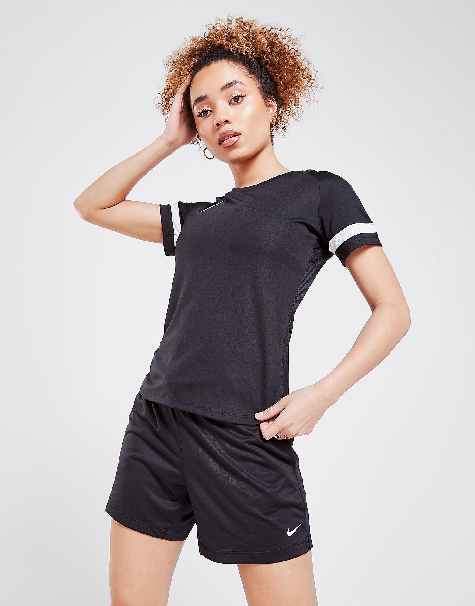 

Nike Training Shorts - Black/Black/White - Womens, Black/Black/White