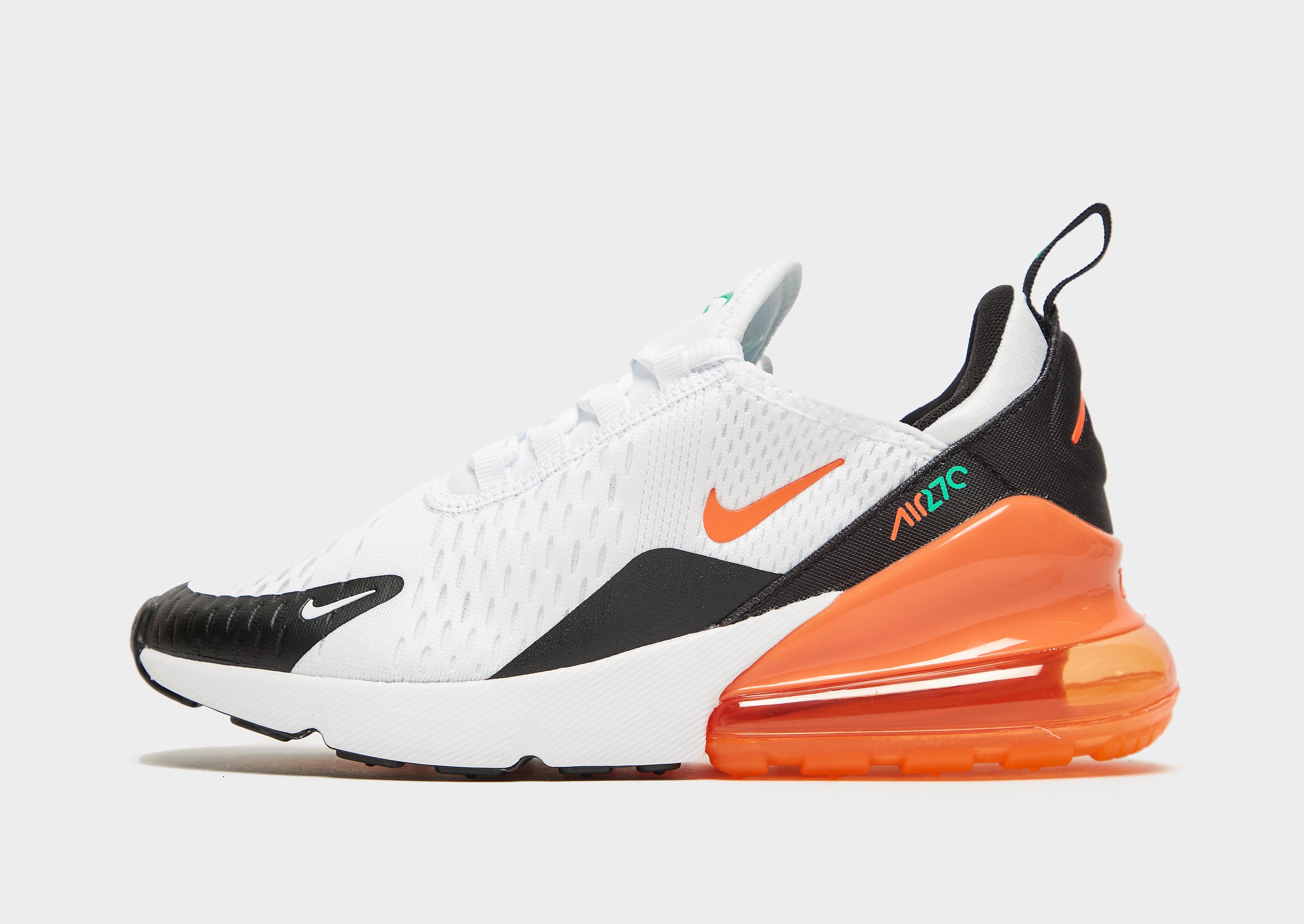 

Nike Air Max 270 Junior - White/Stadium Green/Black/Turf Orange - Kids, White/Stadium Green/Black/Turf Orange