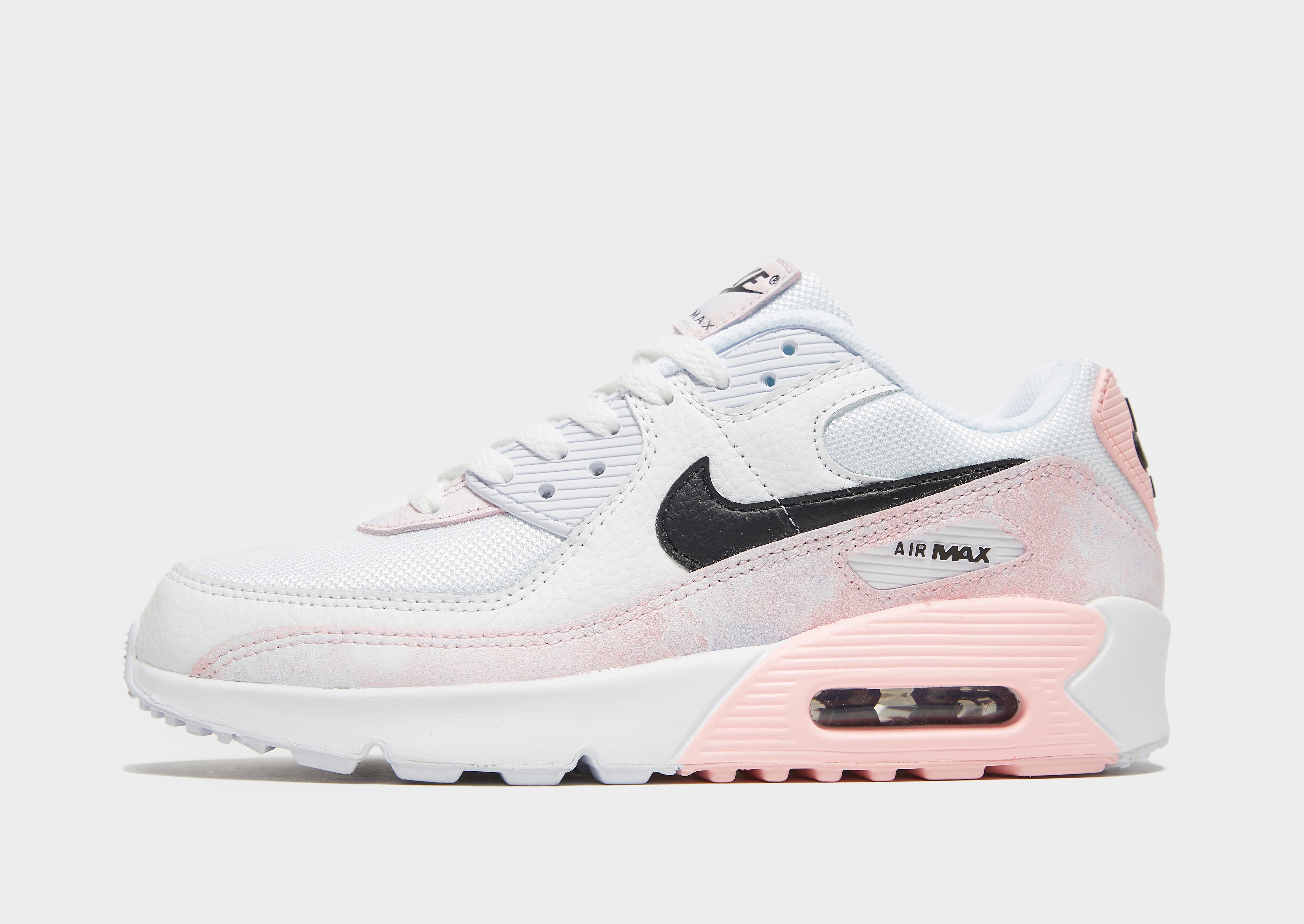Nike Air Max 90 Leather Junior - White - Kids, White