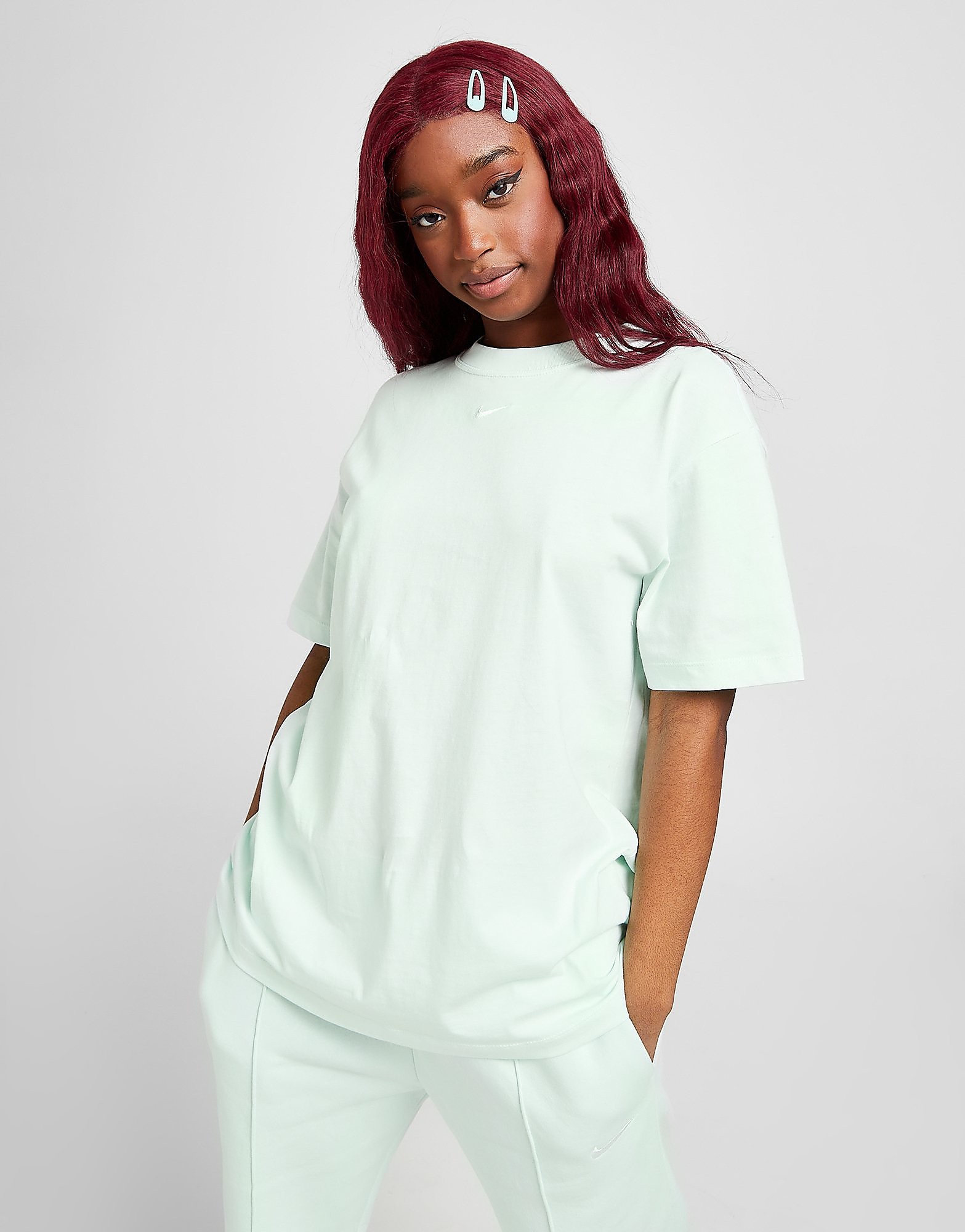 

Nike Sportswear Essential Oversized T-Shirt Women's - Only at JD - Green, Green
