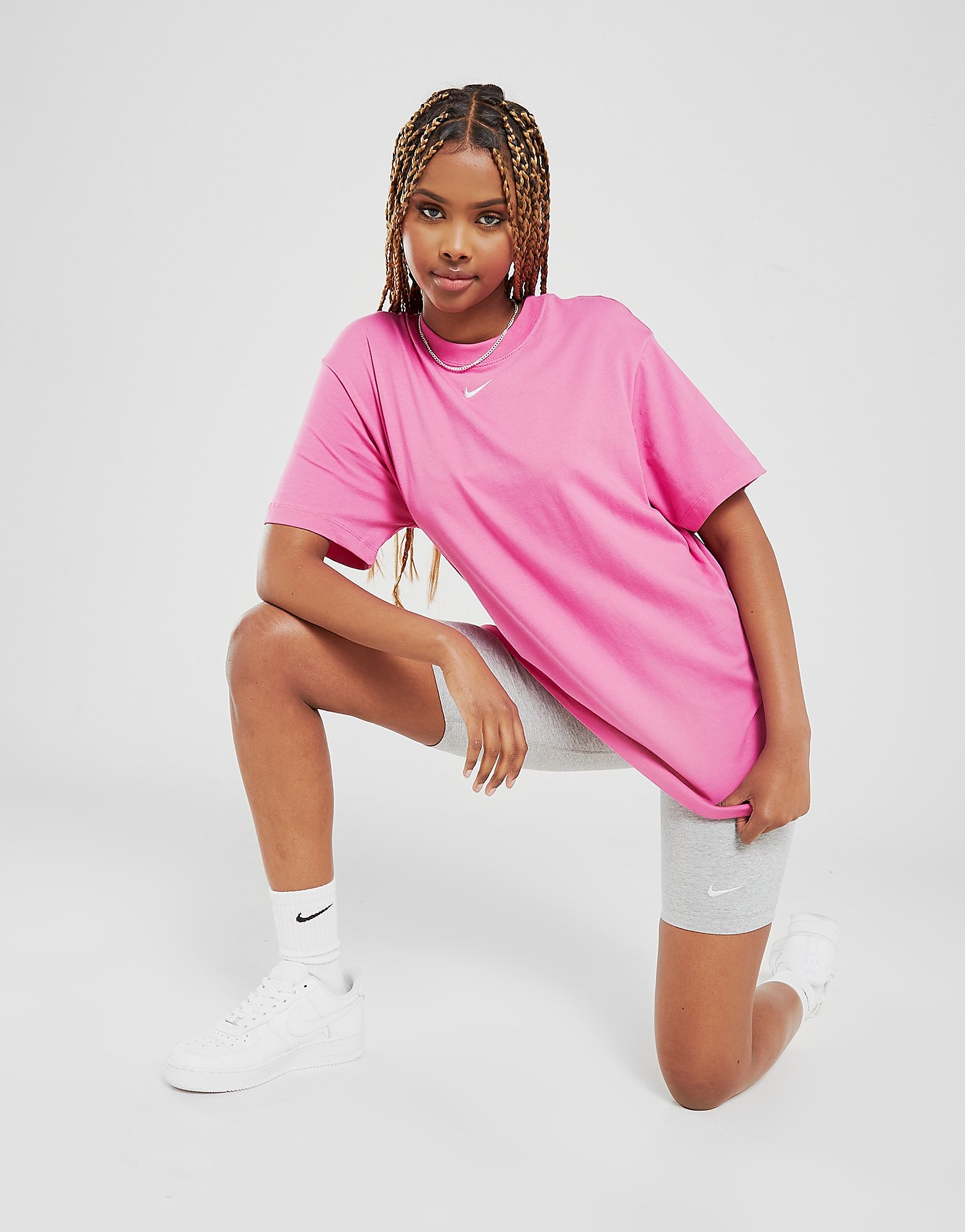 

Nike Sportswear Essential Oversized T-Shirt Women's - Pink, Pink