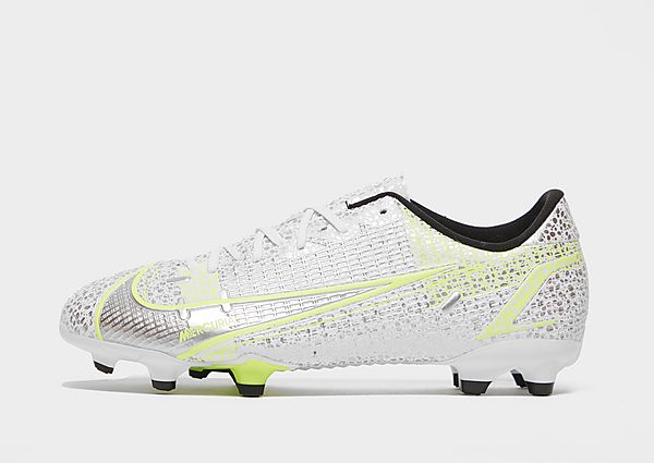 Nike Chaussures de Football Silver Safari Mercurial Vapor 14 Academy FG Junior