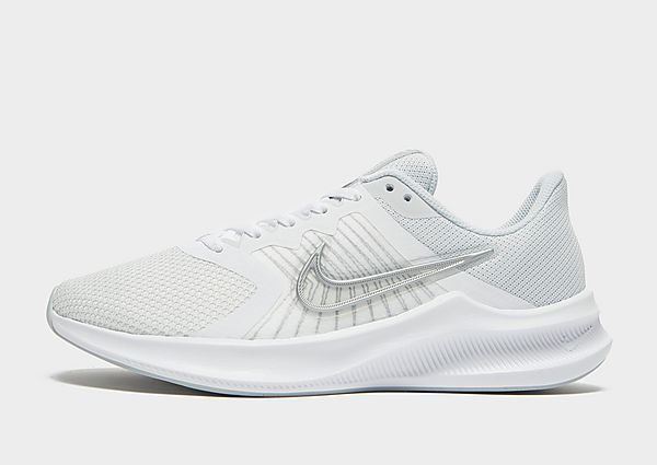 Nike Chaussure de running Nike Downshifter 11 pour Femme - White/Pure Platinum/Wolf Grey/Metallic Si
