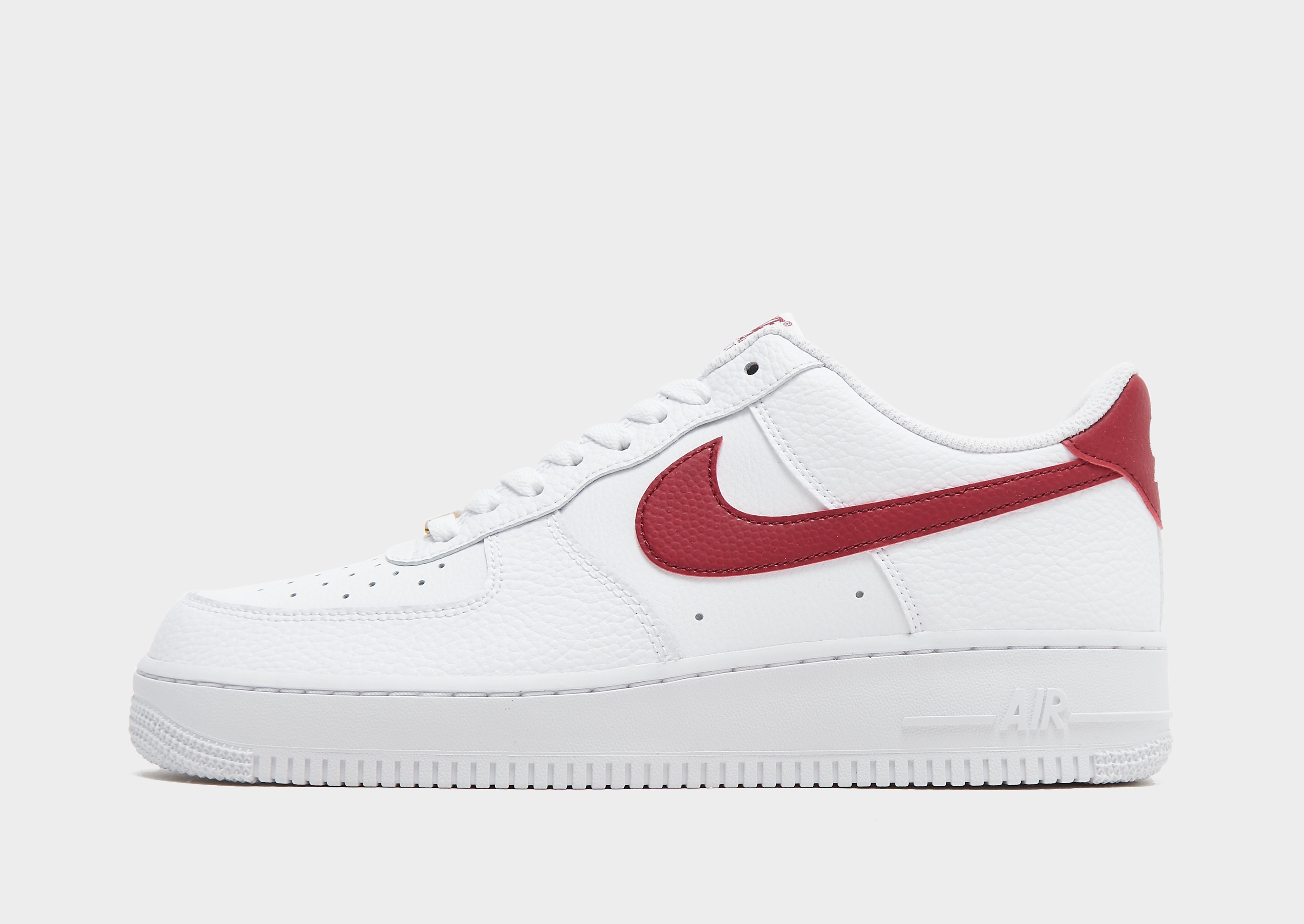 

Nike Air Force 1 '07 - White/White/Team Red - Mens, White/White/Team Red