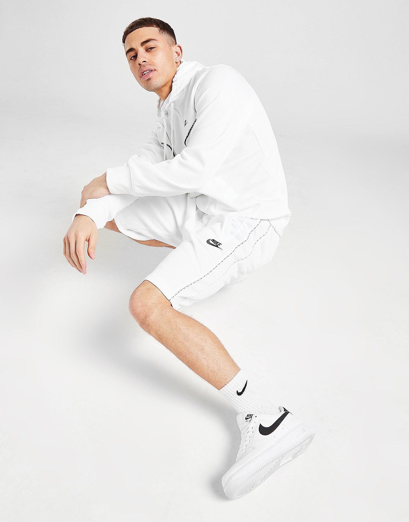 Nike Repeat Poly Shorts - White - Mens, White