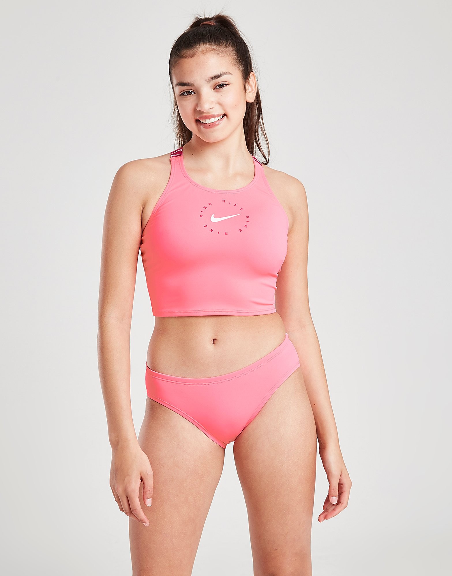 

Nike Girls' Crossback Midkini Set Junior - Pink - Kids, Pink