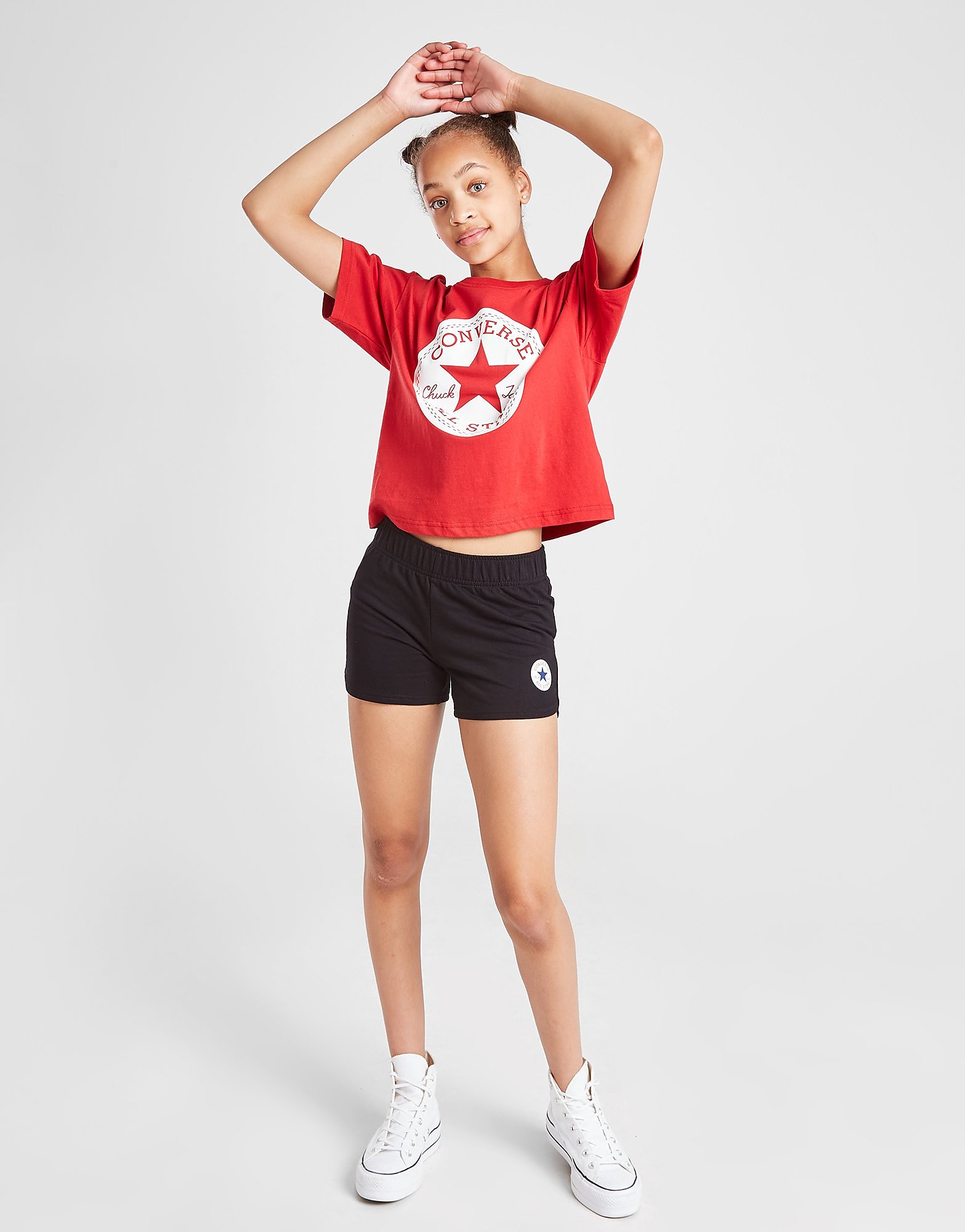 

Converse Girls' Chuck Pitch Shorts Junior - Black - Kids, Black