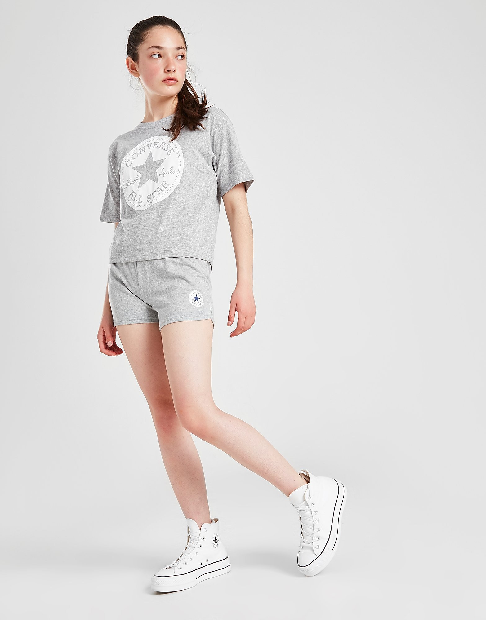 

Converse Girls' Chuck Pitch Shorts Junior - Grey - Kids, Grey