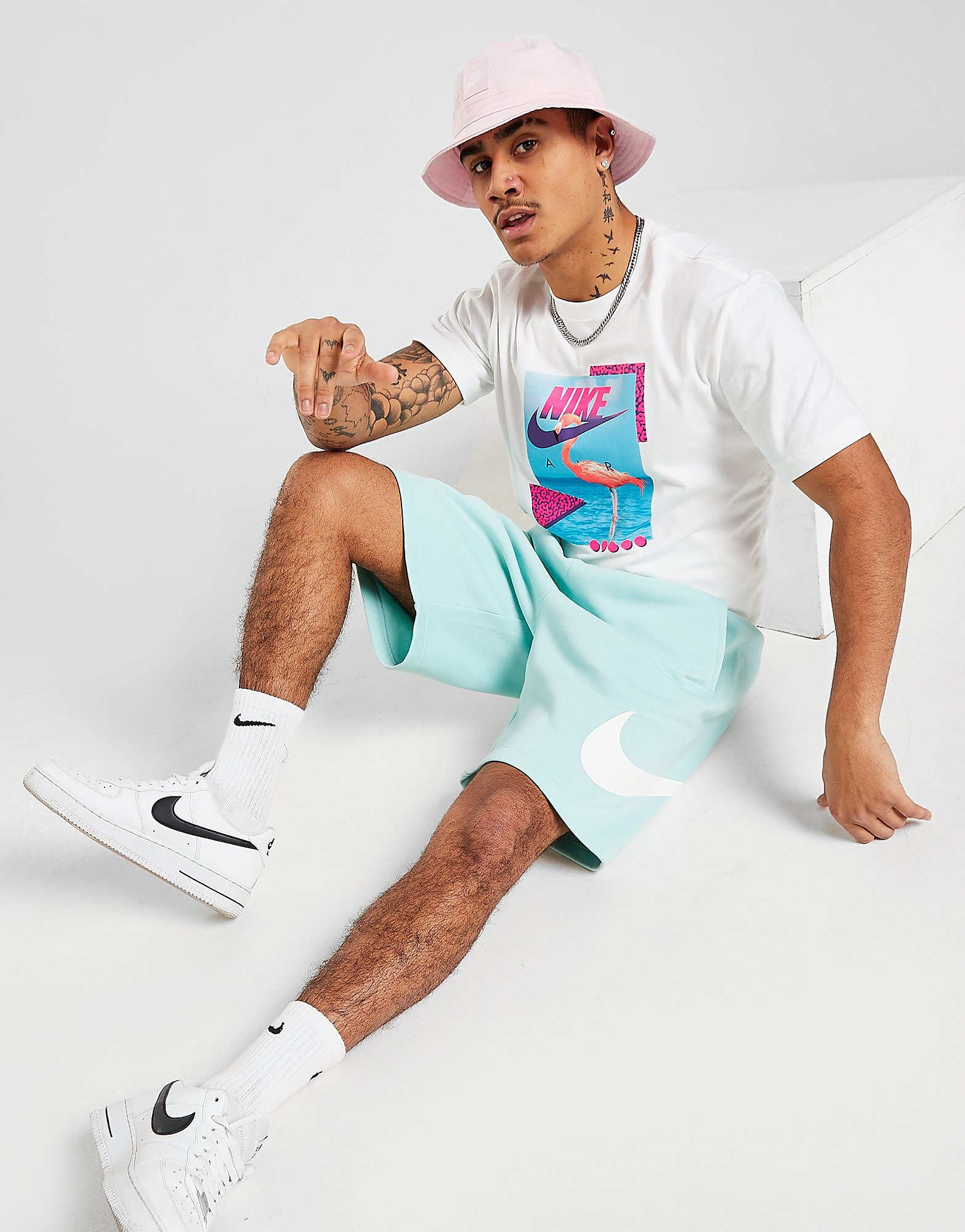 

Nike Club Shorts - Light Dew/Light Dew - Mens, Light Dew/Light Dew