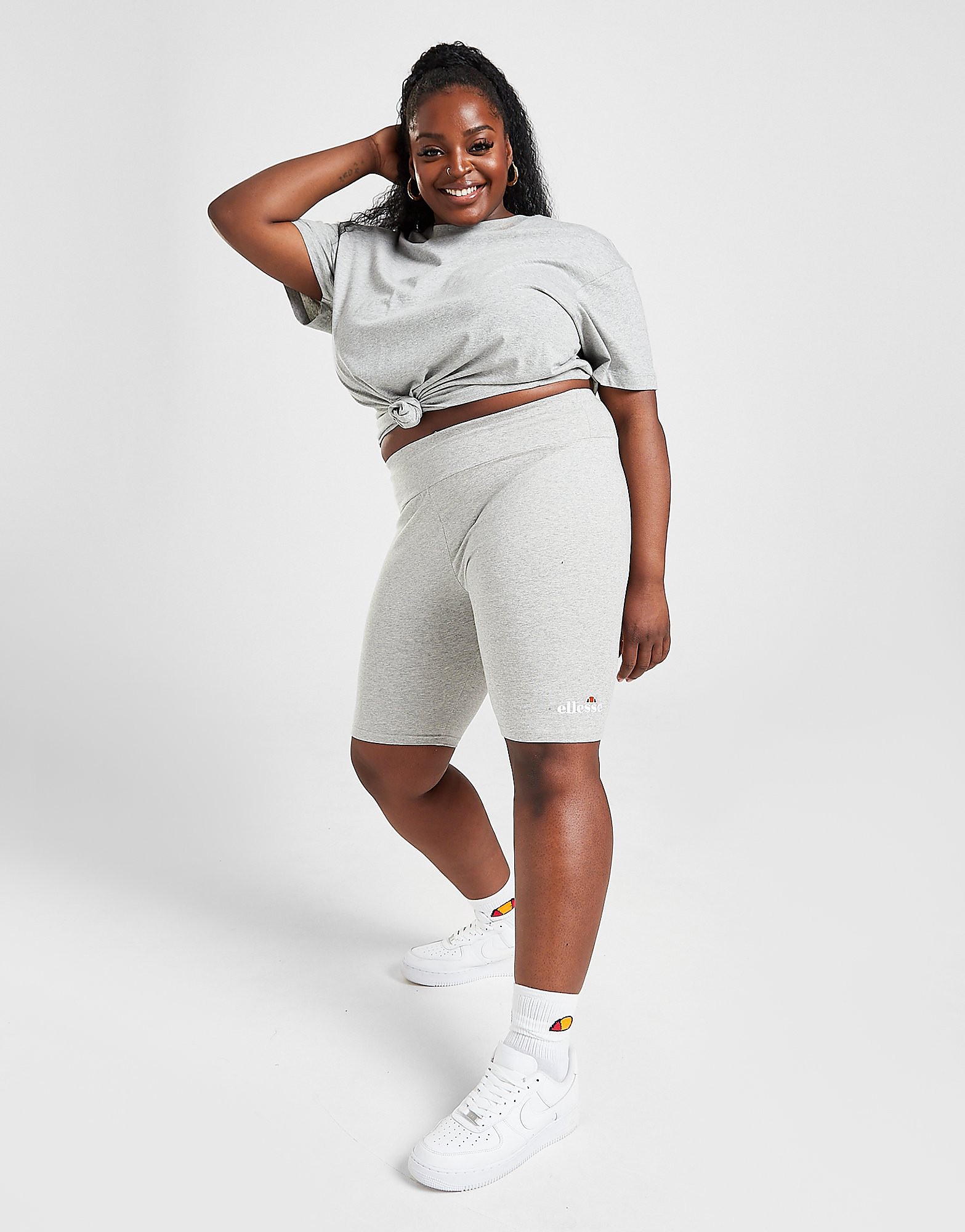 

Ellesse Core Plus Size Logo Cycle Shorts - Only at JD - Grey - Womens, Grey