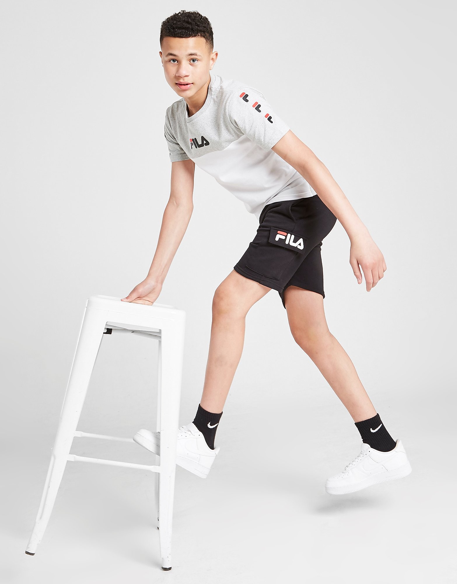 

Fila Kobe French Terry Cargo Shorts Junior - Only at JD - Black - Kids, Black
