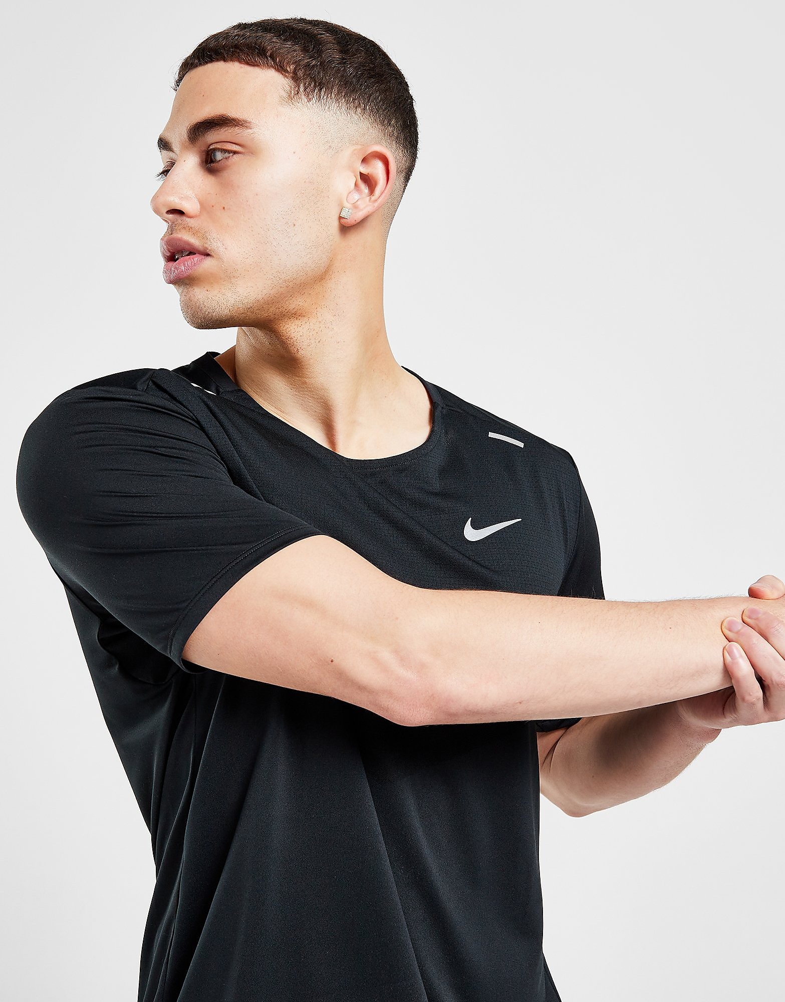 

Nike Rise 365 T-Shirt - Black - Mens, Black