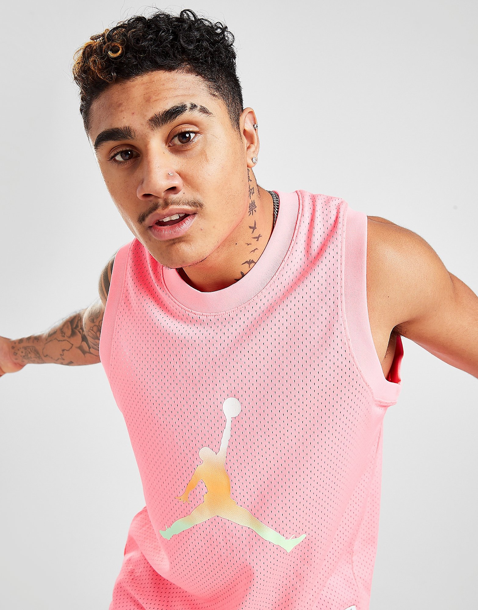 Jordan Sport DNA Mesh Vest - Pink - Mens, Pink